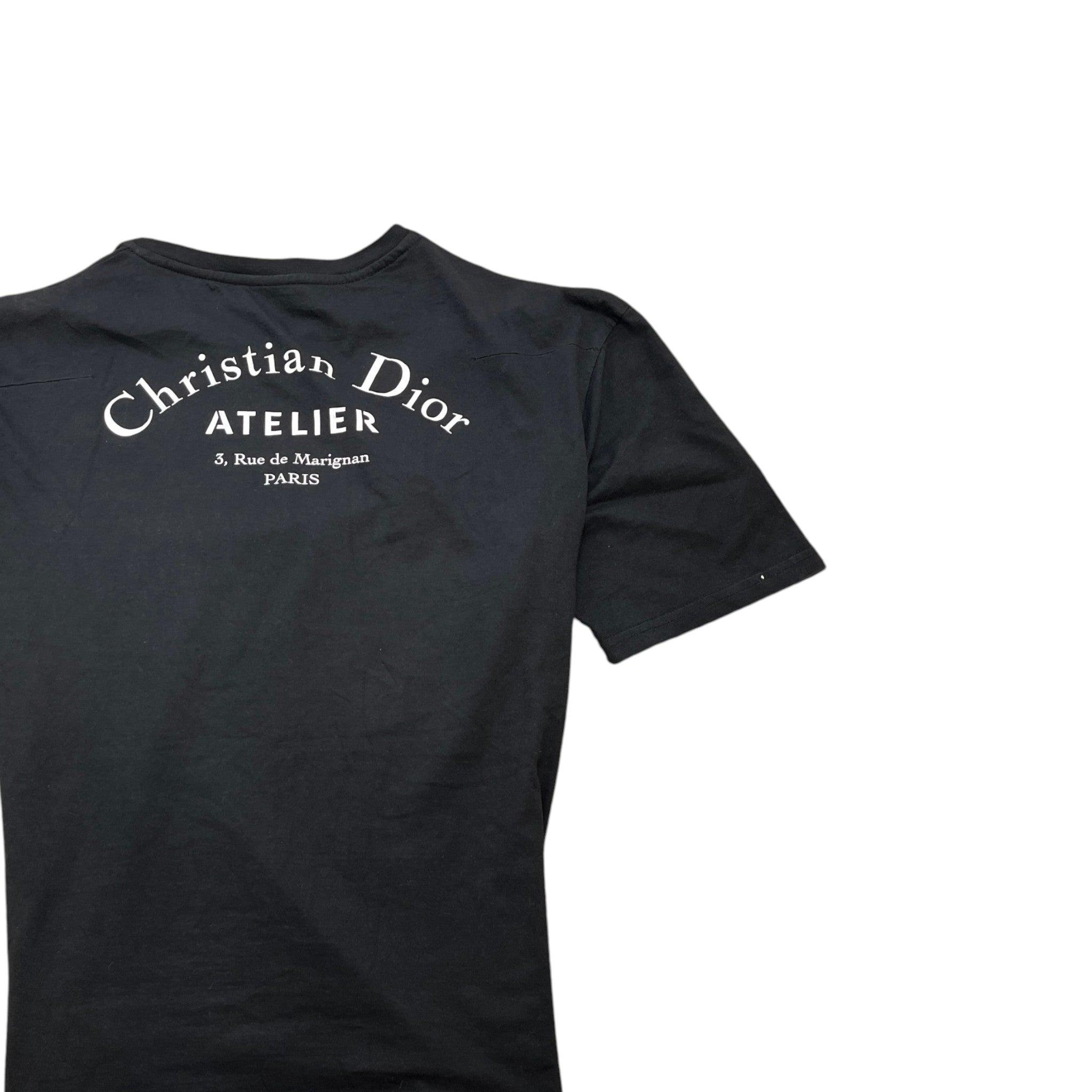 Men's Logo Print T-Shirt Black Size S