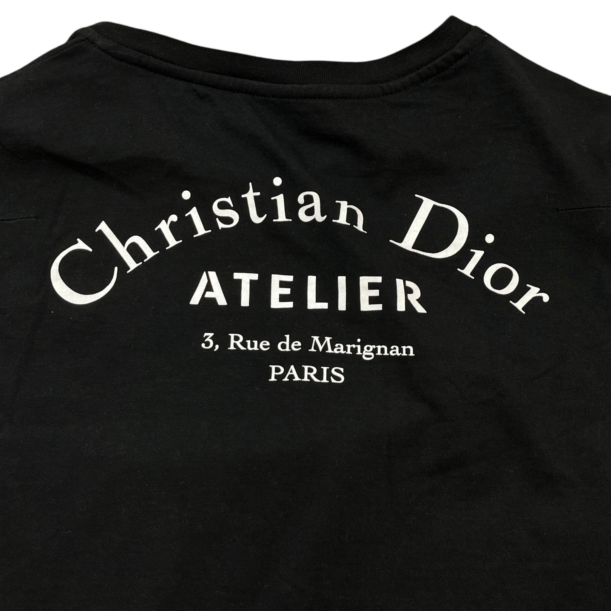 Men's Logo Print T-Shirt Black Size S
