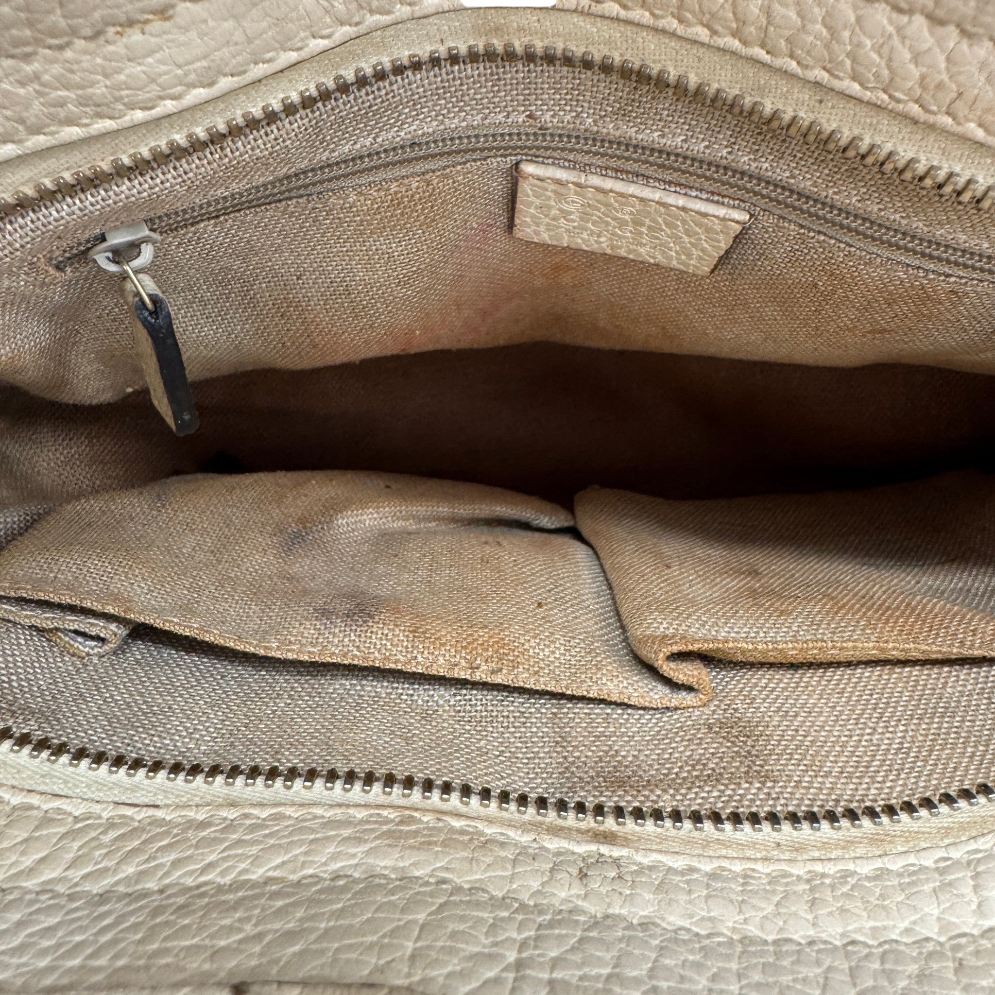 Women's Gg Supreme Bree Satchel Bag Beige