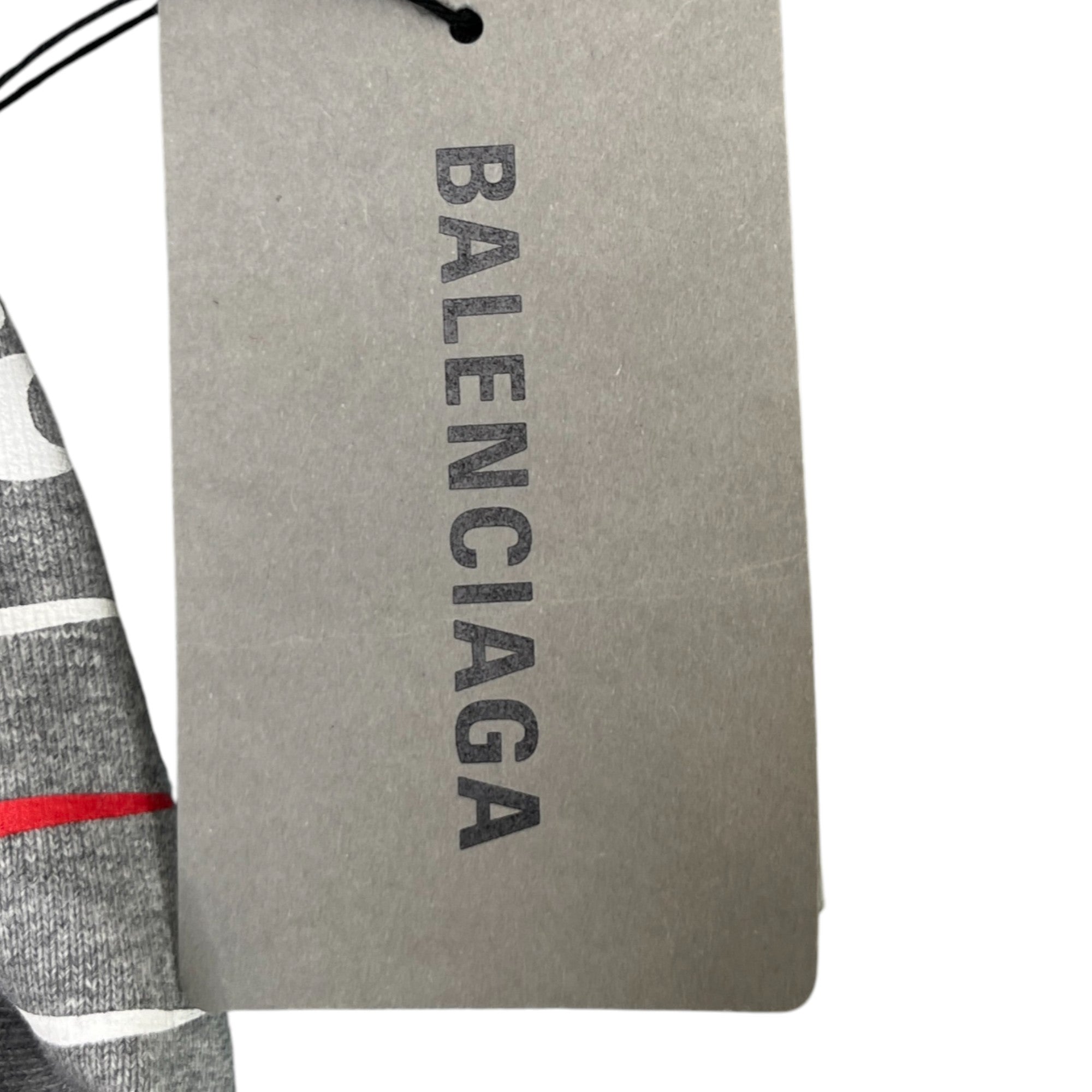 Men's Political Logo Hoodie Grey Size S