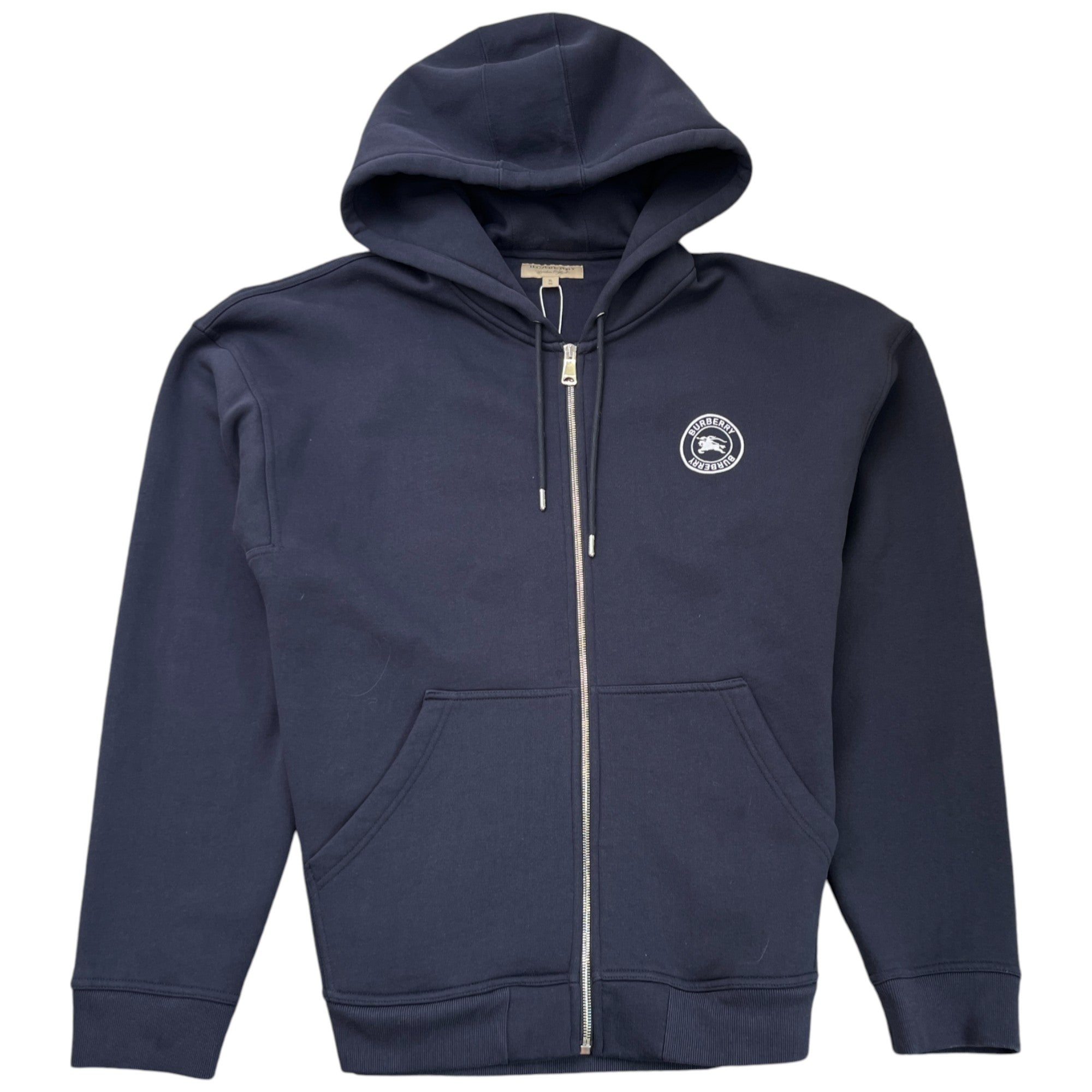 Men's Embroidered Logo Hoodie Navy Size XL