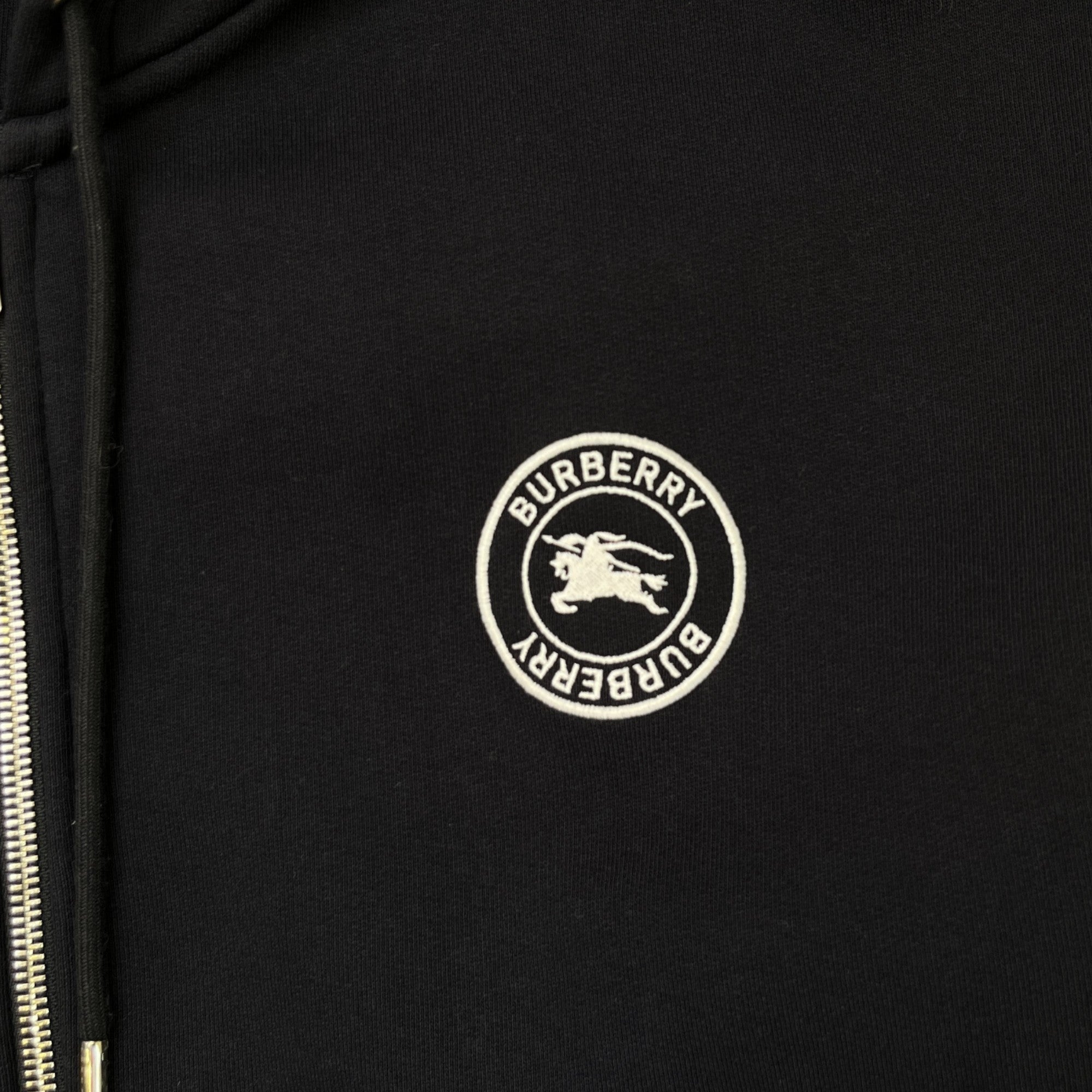 Men's Embroidered Logo Hoodie Navy Size XL