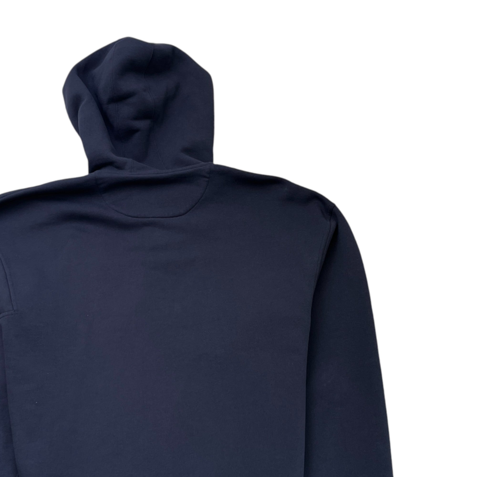 Men's Embroidered Logo Hoodie Navy Size XL