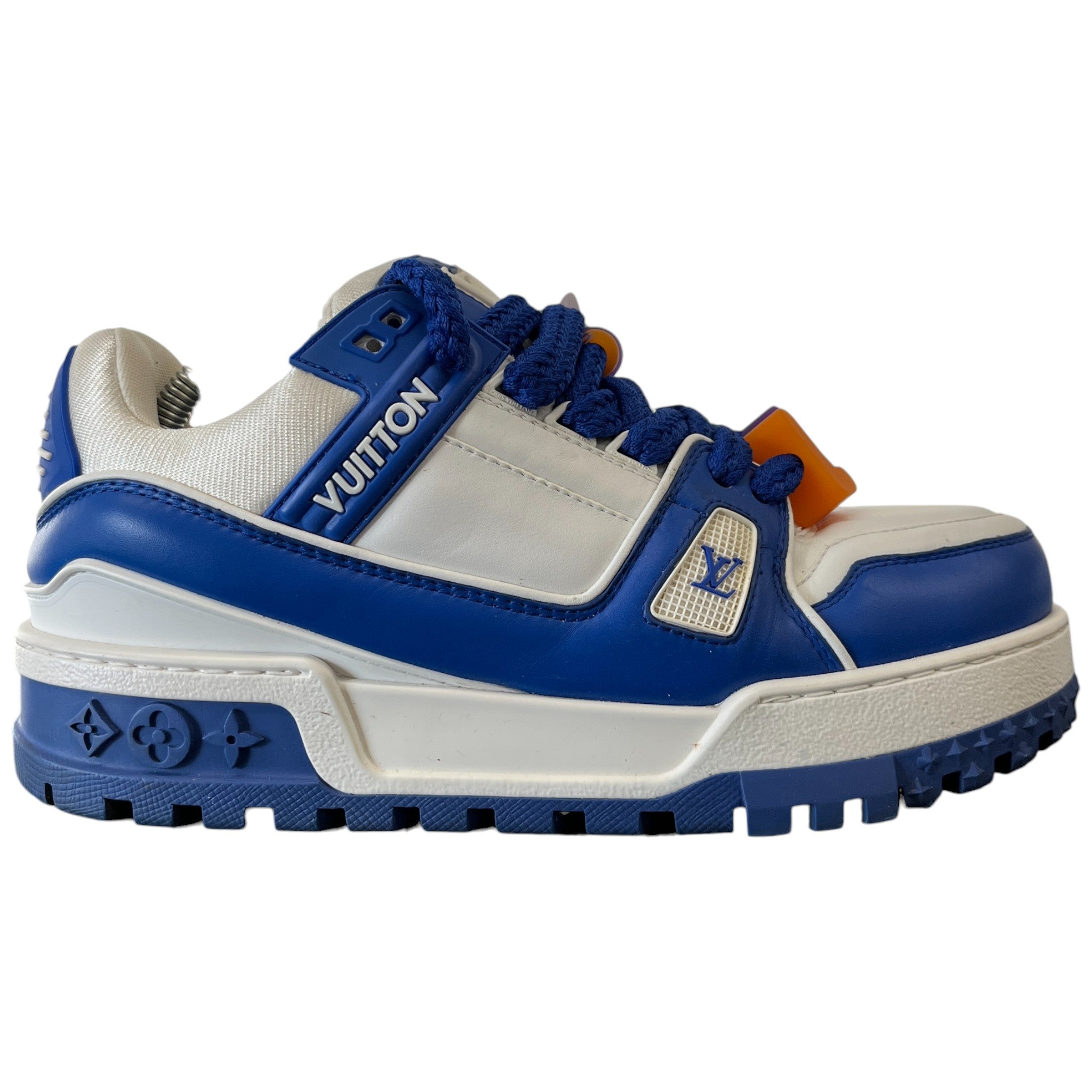 Men's Lv Maxi Low Trainers Blue Size EU 40.5 / UK 6.5