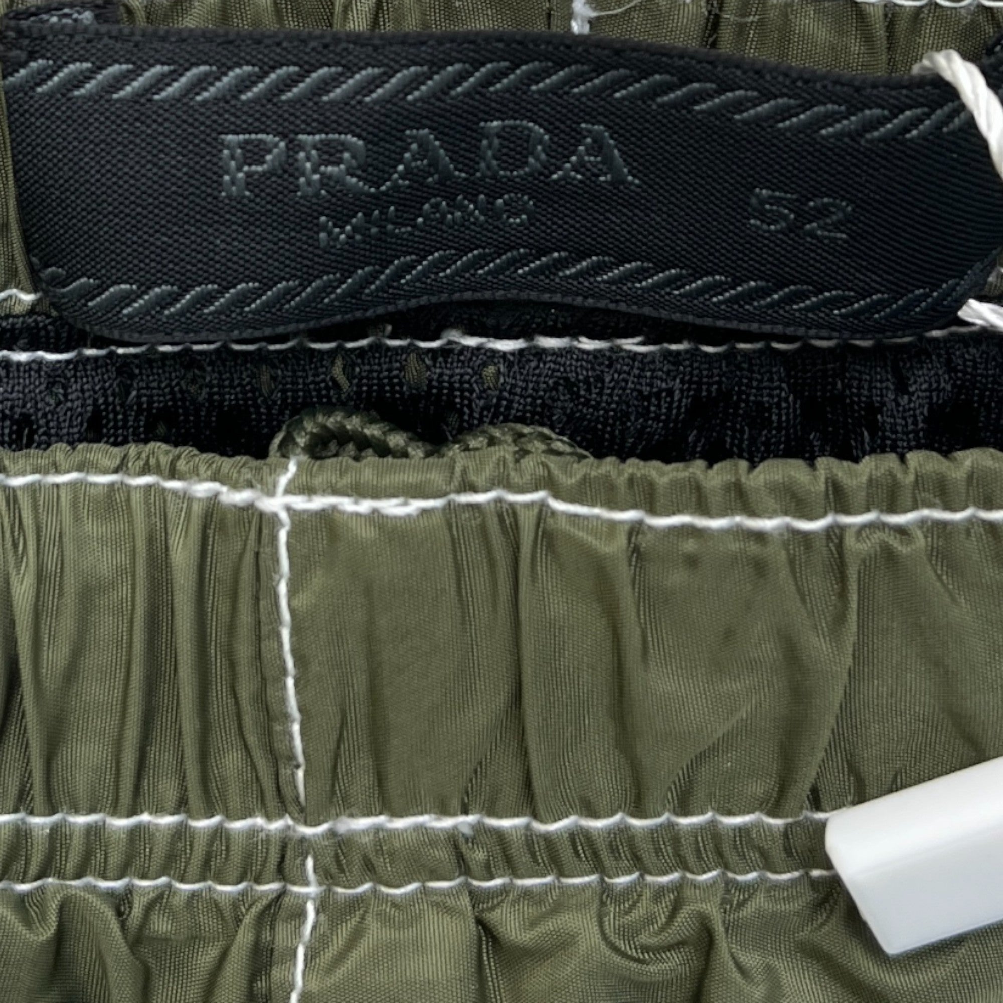 Men's Triangle Logo Size 52 / Xl Swim Shorts Khaki Size XL