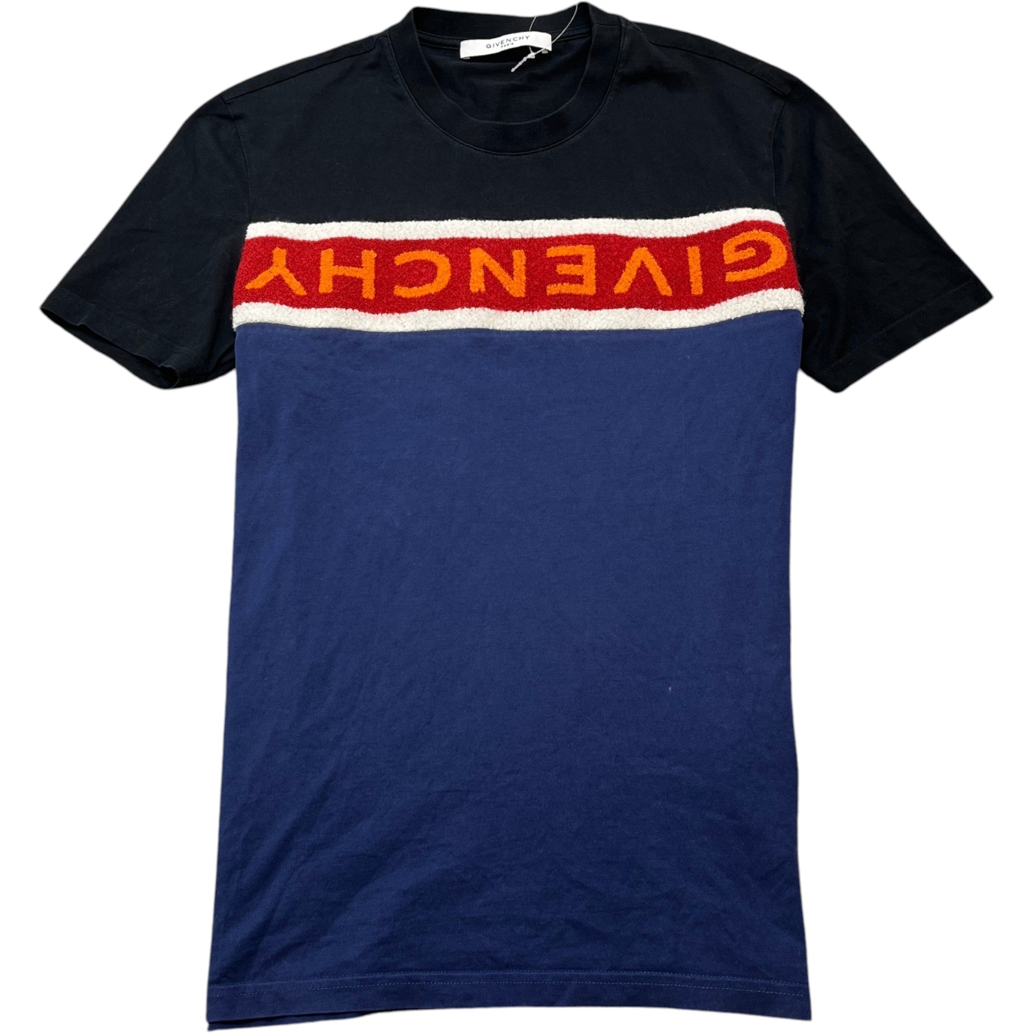 Men's Toweling Logo T-Shirt Navy Size S
