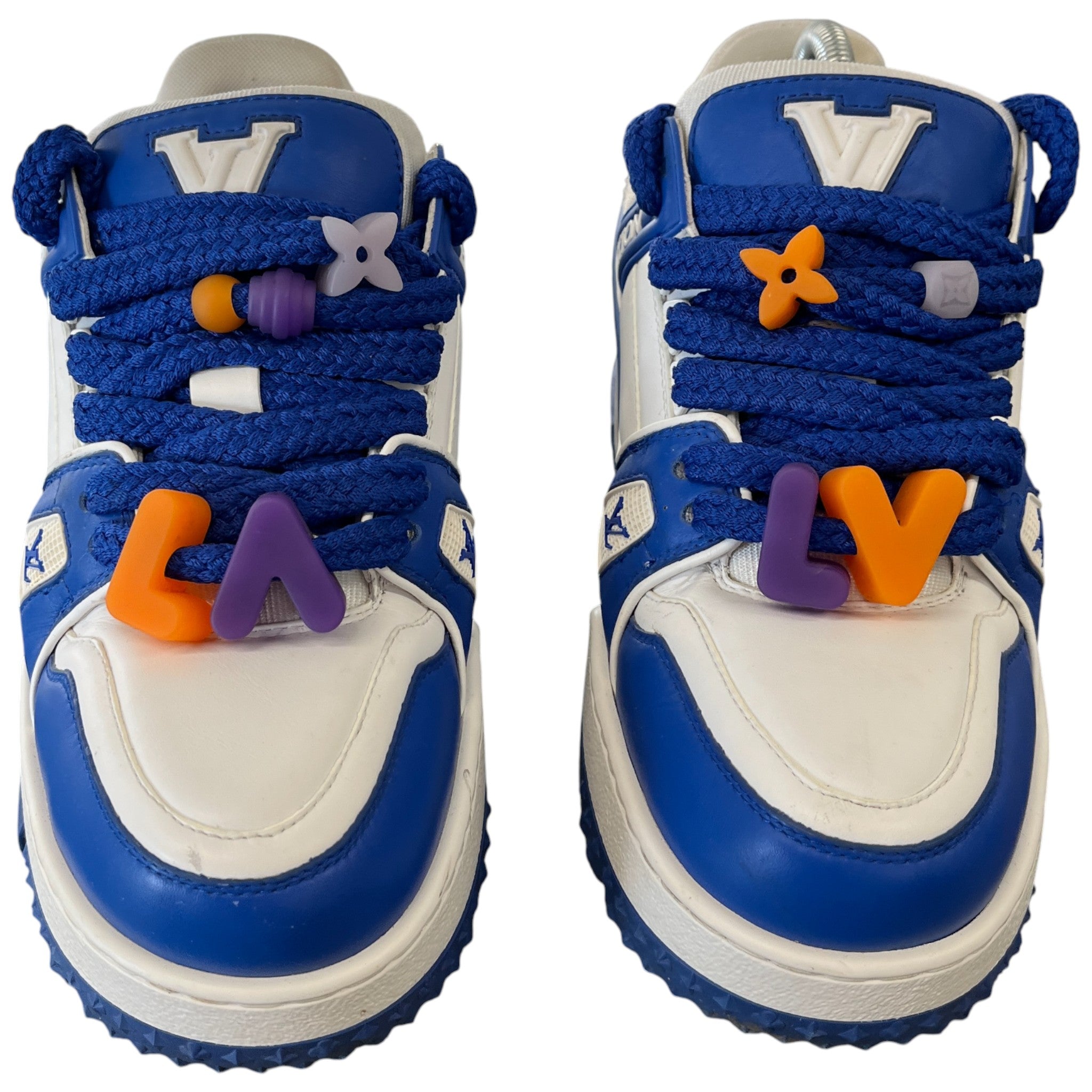 Men's Lv Maxi Low Trainers Blue Size EU 40.5 / UK 6.5