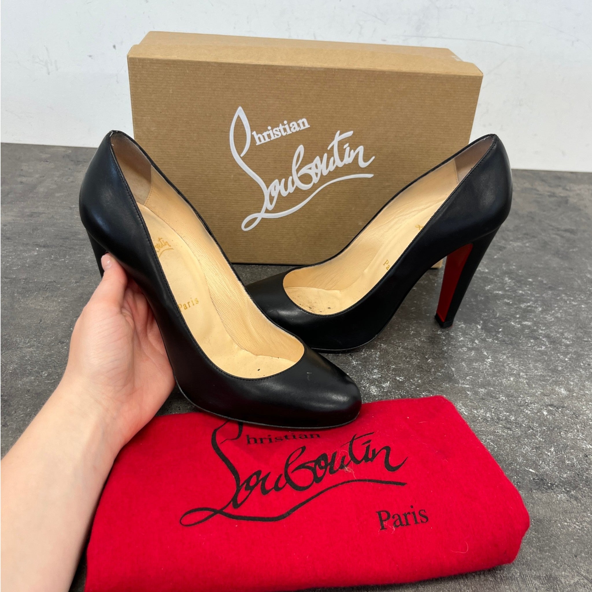 Women's Simple Pump 100 Heels Black Size EU 39.5 / UK 6.5