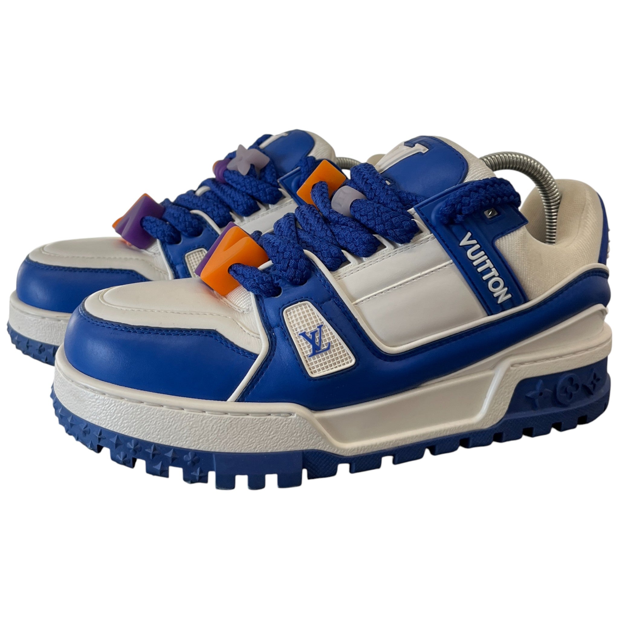 Men's Lv Maxi Low Trainers Blue Size EU 40.5 / UK 6.5