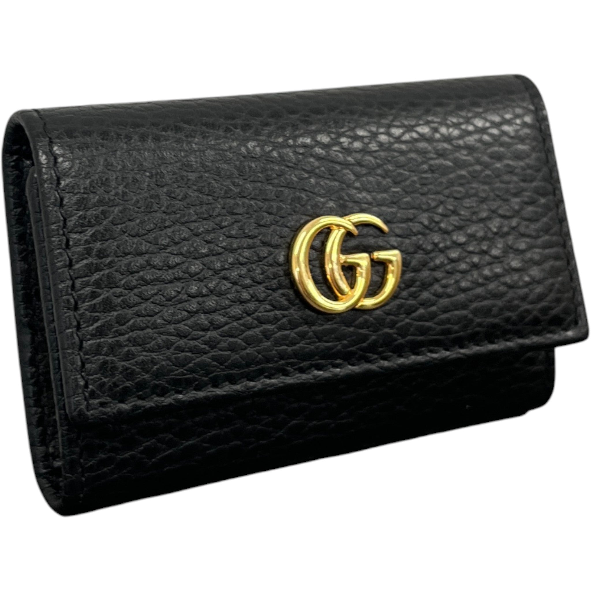 Gg Marmont Key Holder Charm Black