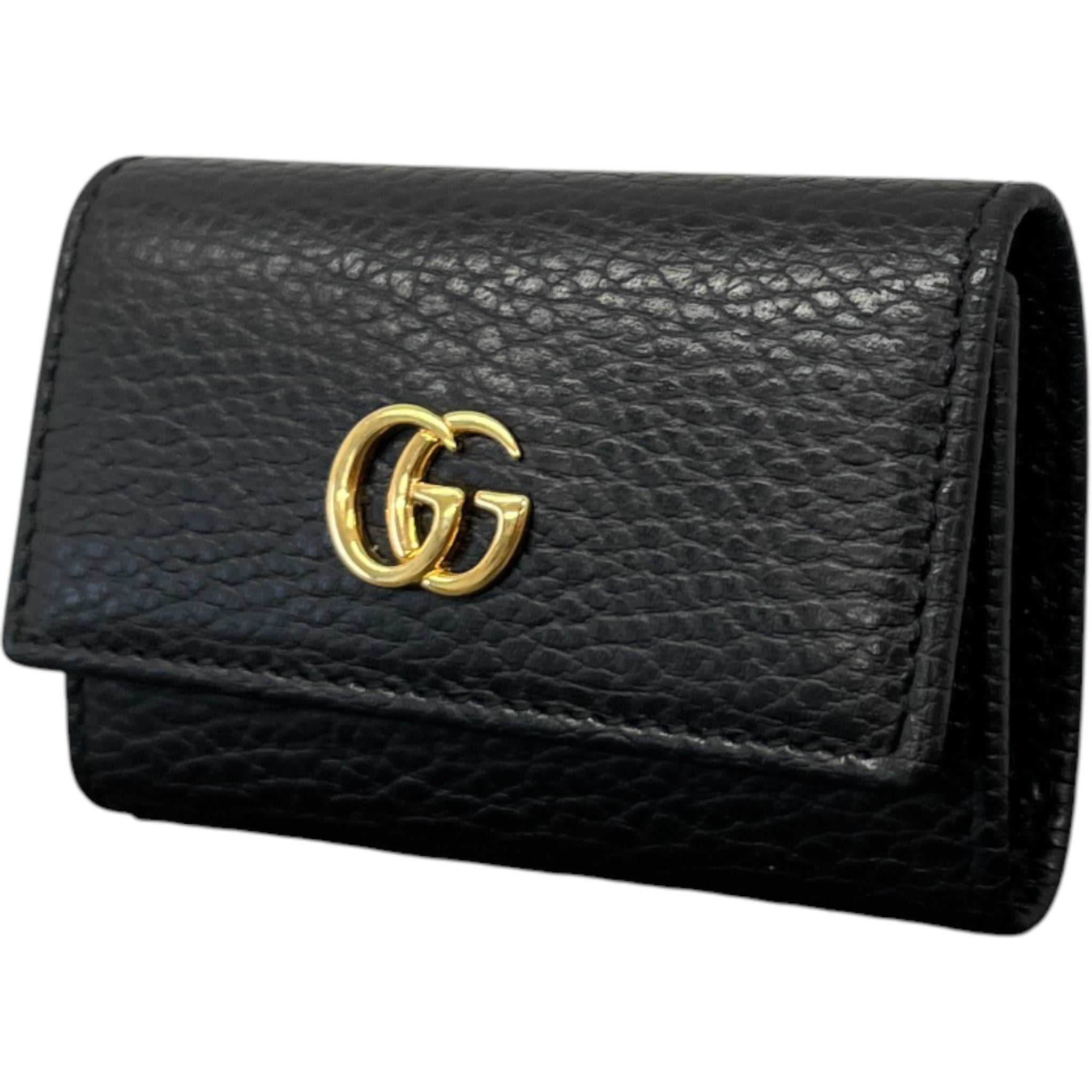 Gg Marmont Key Holder Charm Black