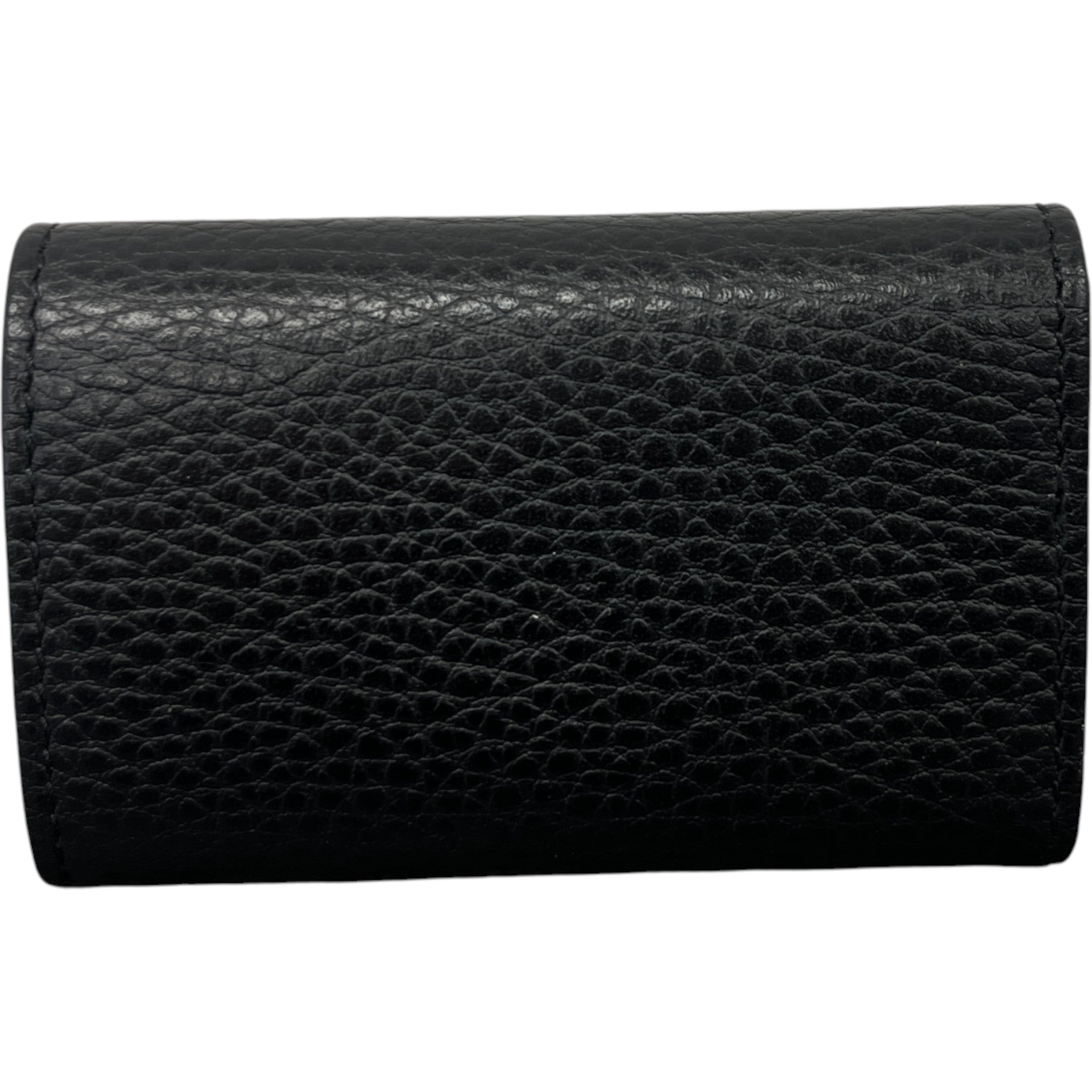 Gg Marmont Key Holder Charm Black