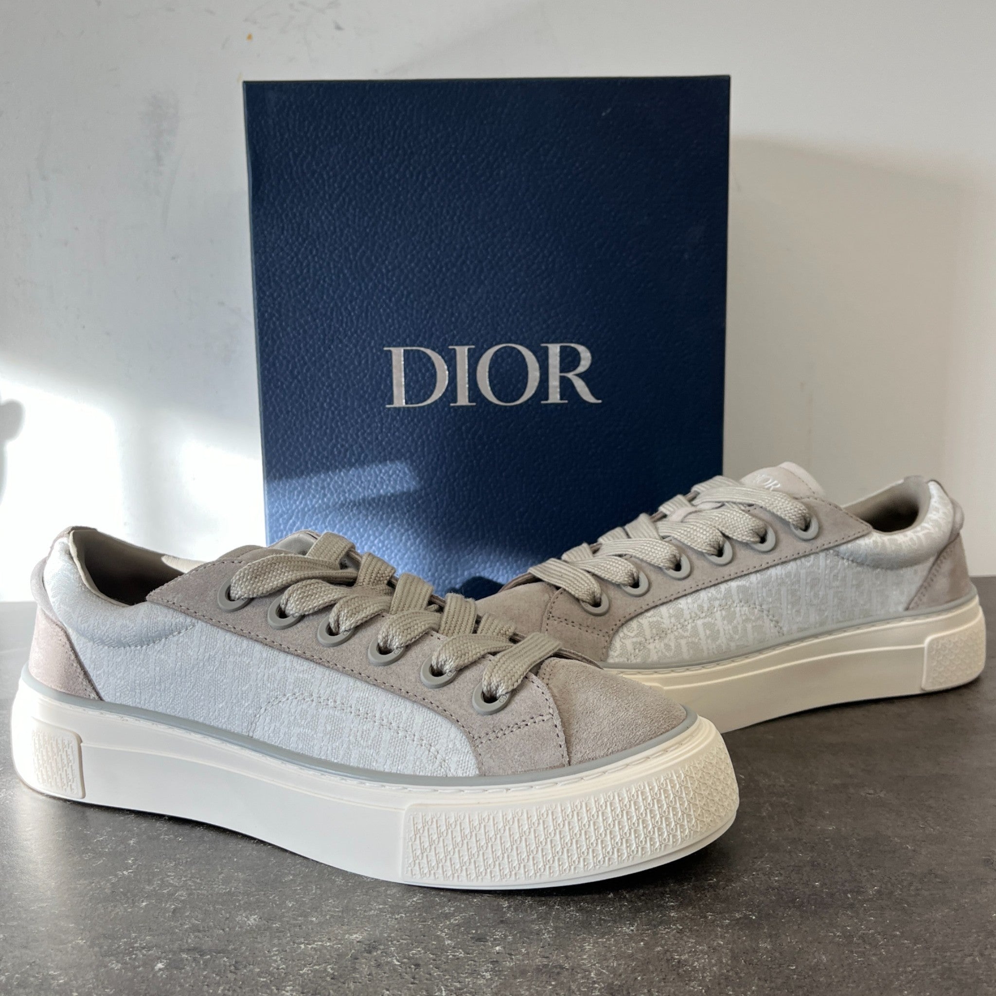 Men's B33 Spin Low Trainers Grey Size EU 41.5 / UK 7.5