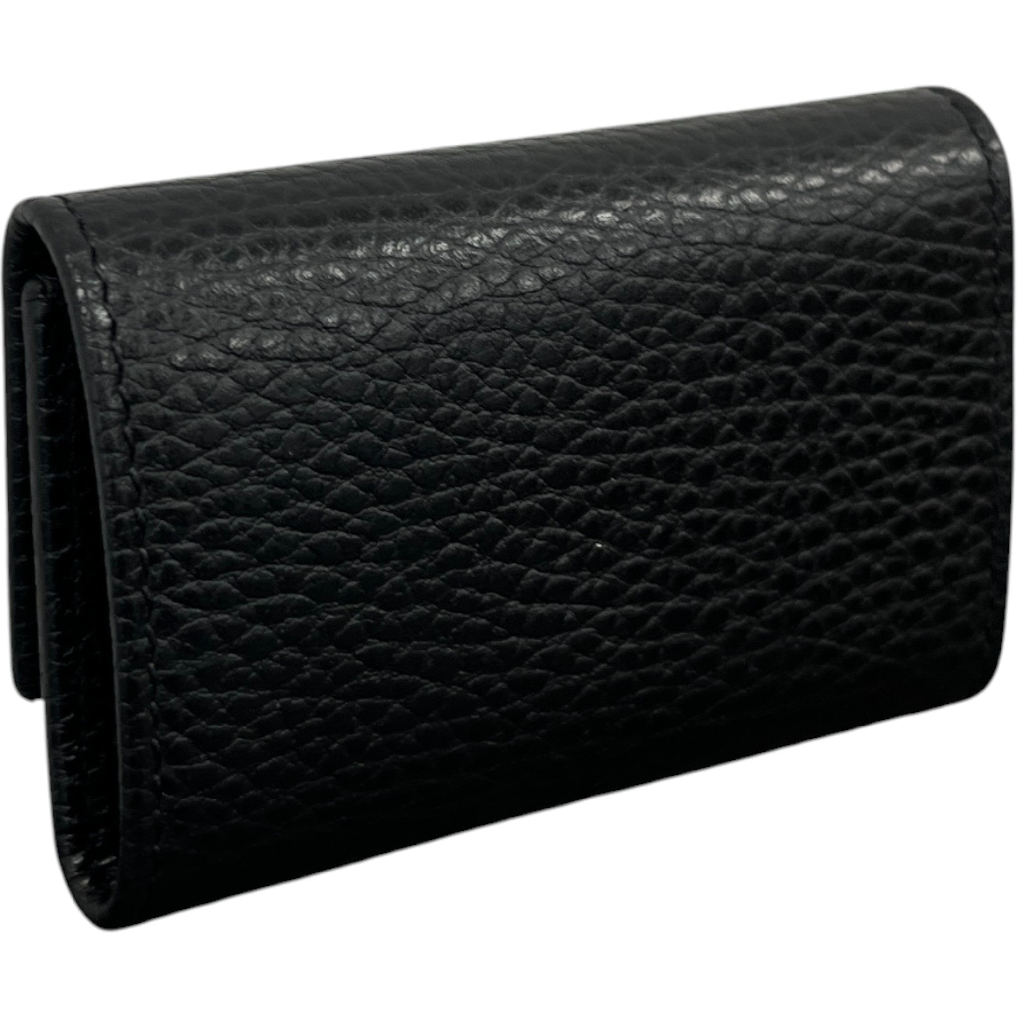 Gg Marmont Key Holder Charm Black