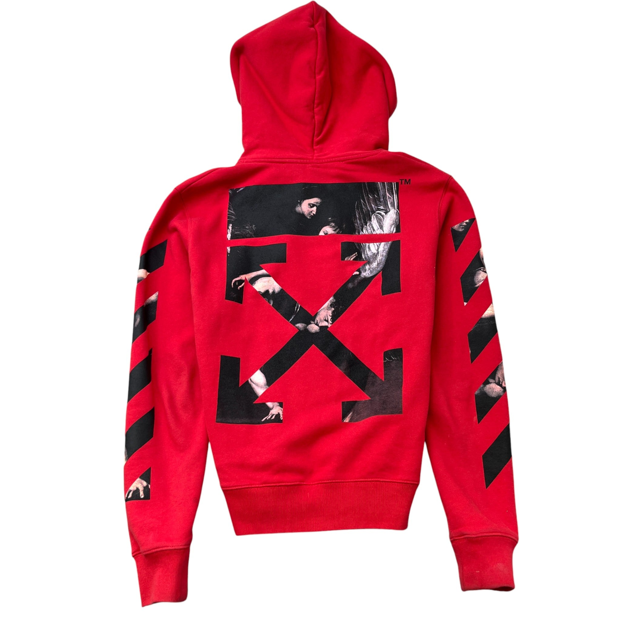 Men's Caravaggio Arrow Hoodie Red Size S