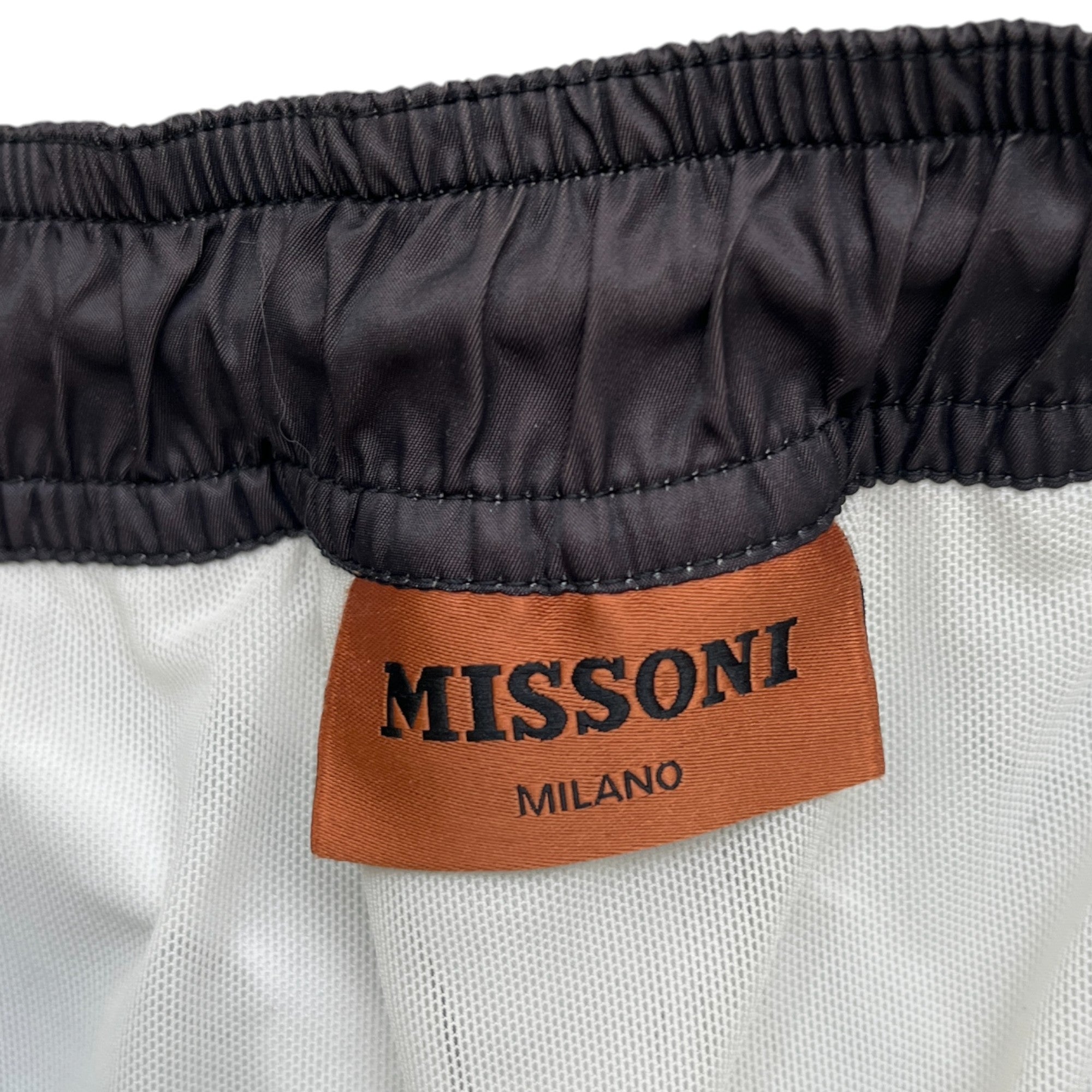 Men's Zig Zag Swim Shorts Grey Size XL