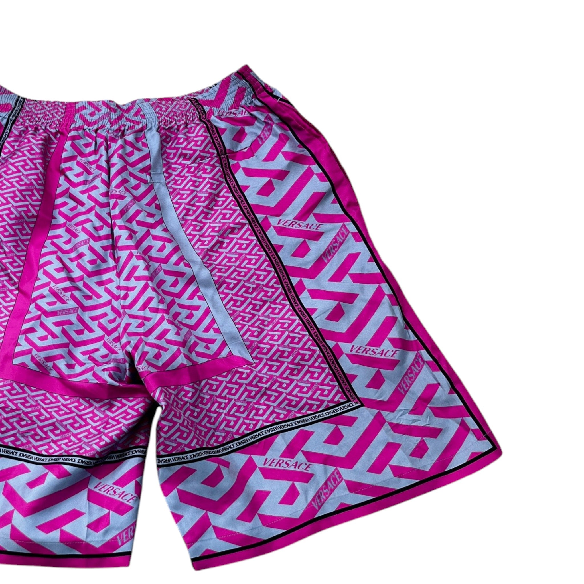 Men's La Greca Shorts Purple Size IT 48 / UK 32