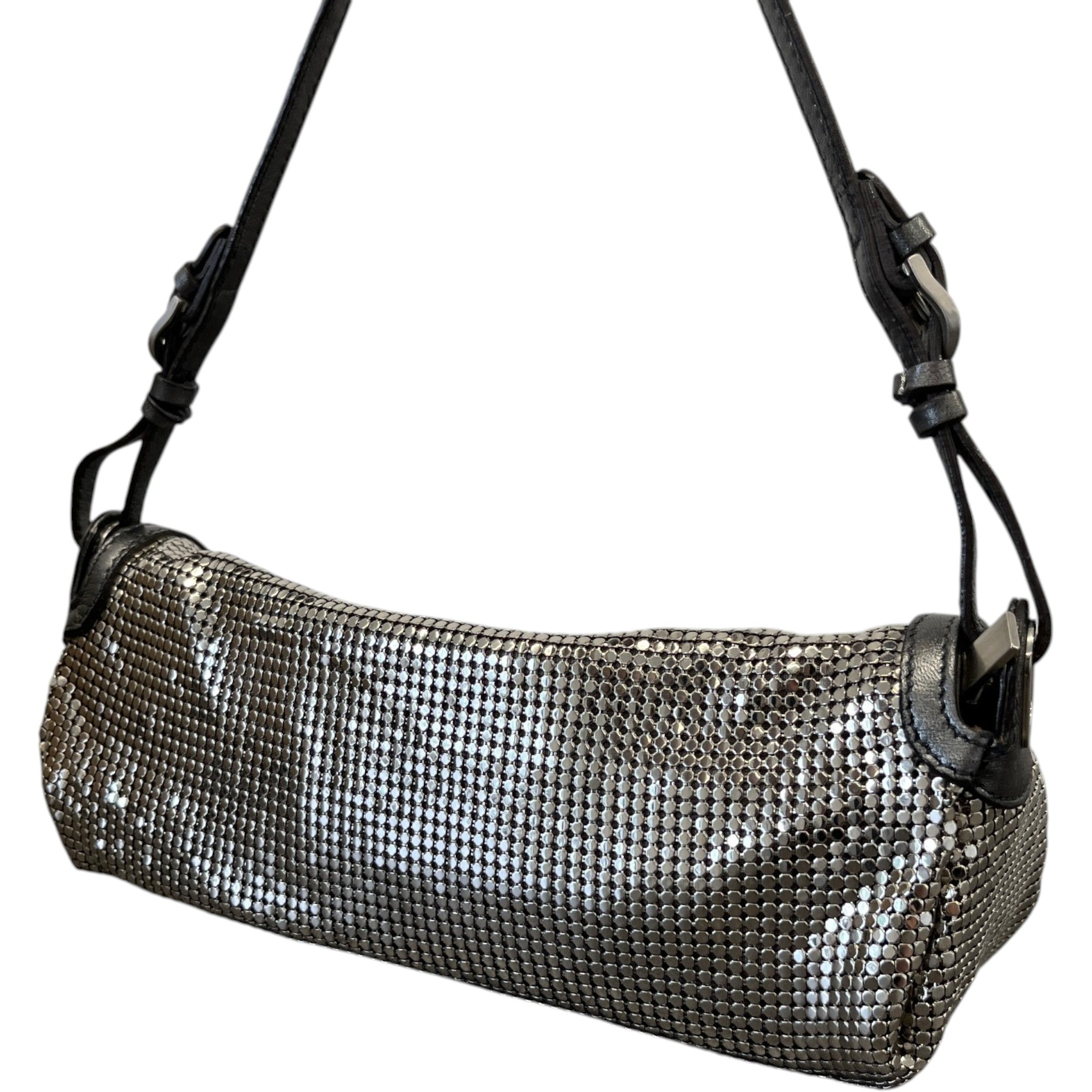 Women's Chain Metal Bag Silver