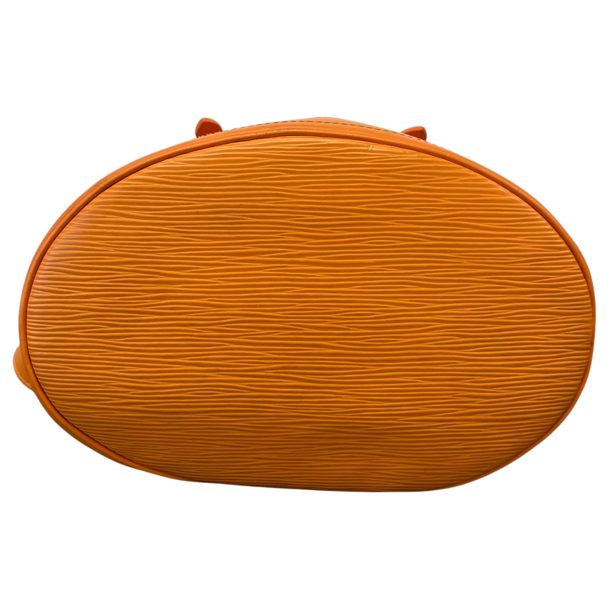 Women's Epi Leather Petit Bucket Bag Orange