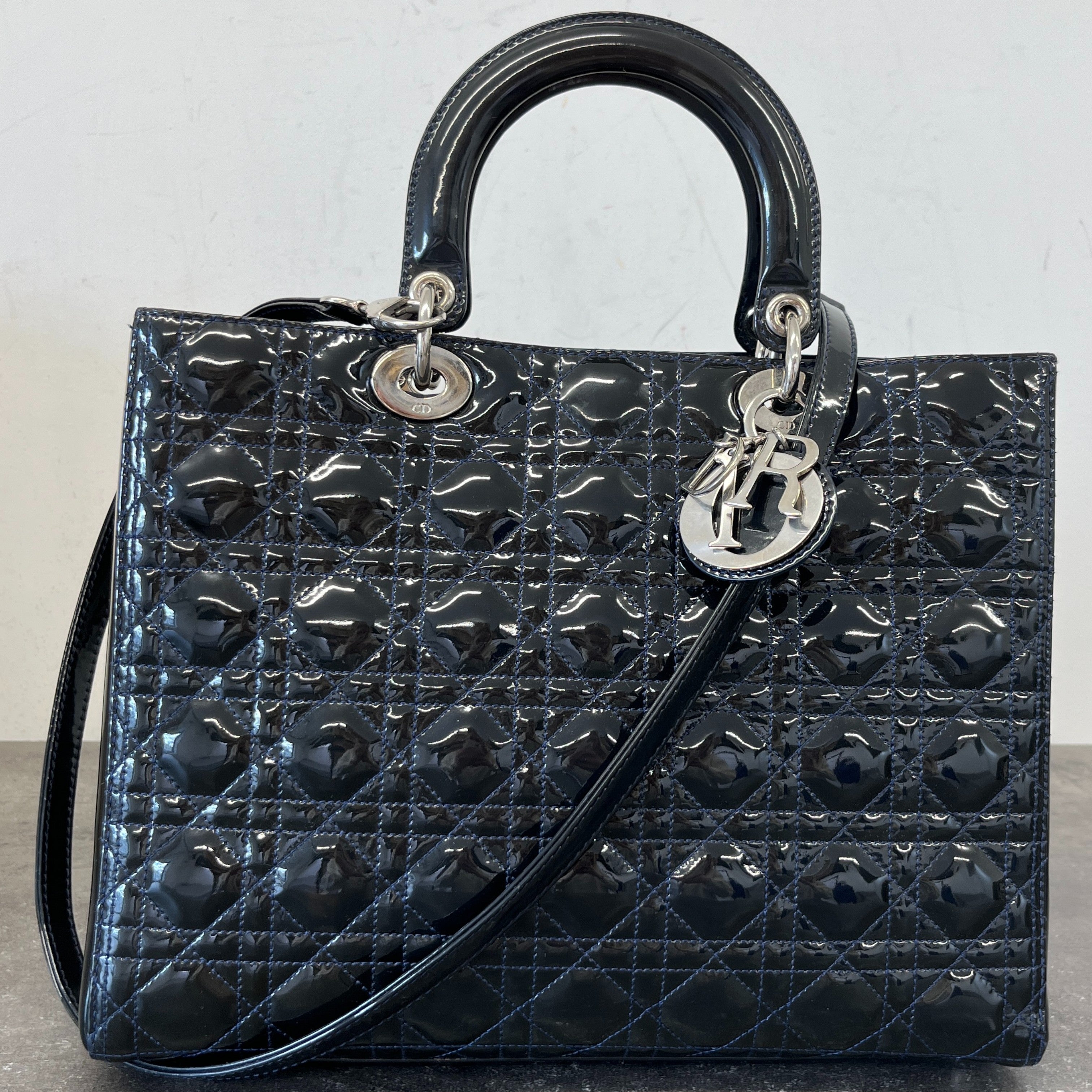 Women's Lady Dior Large Bag Black