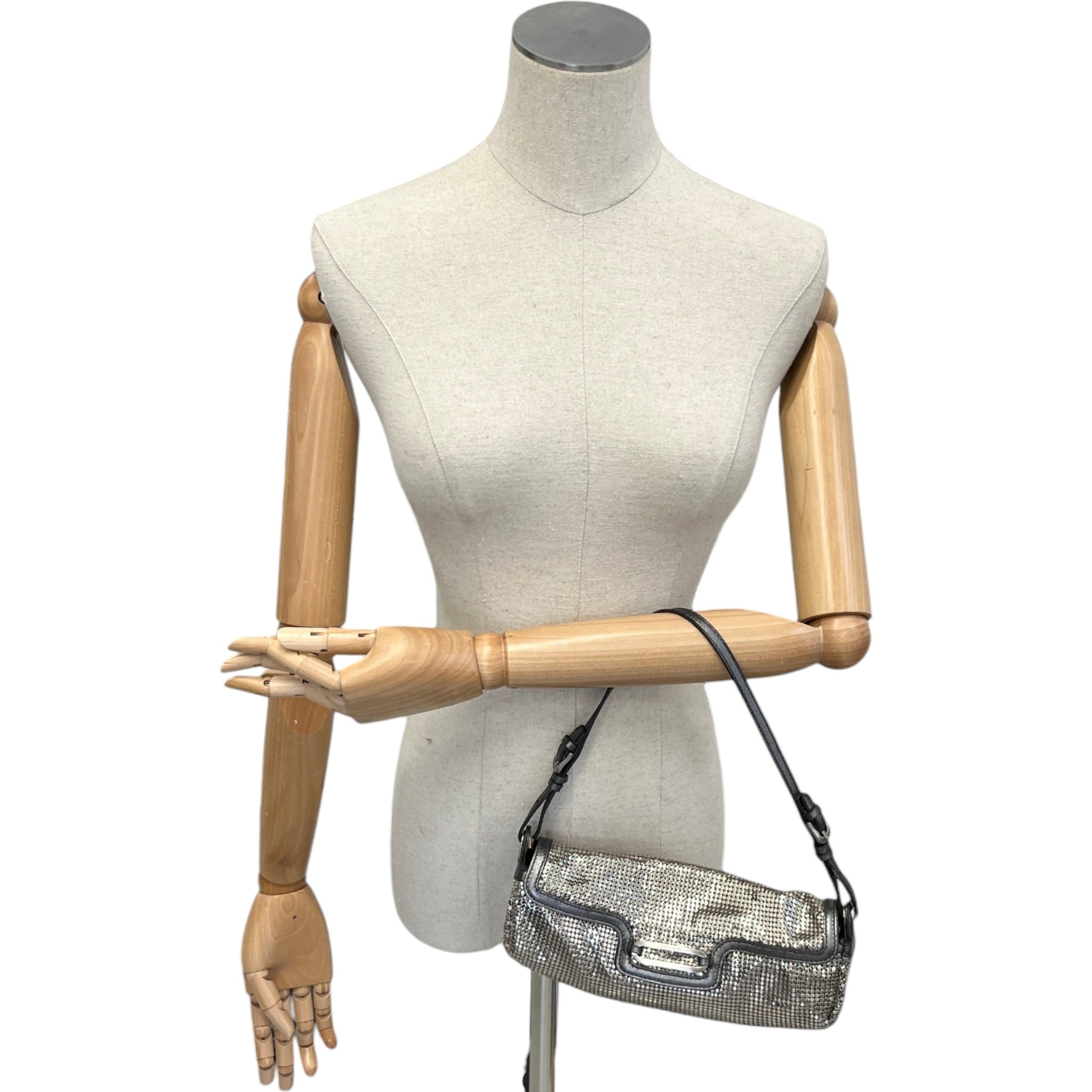 Women's Chain Metal Bag Silver