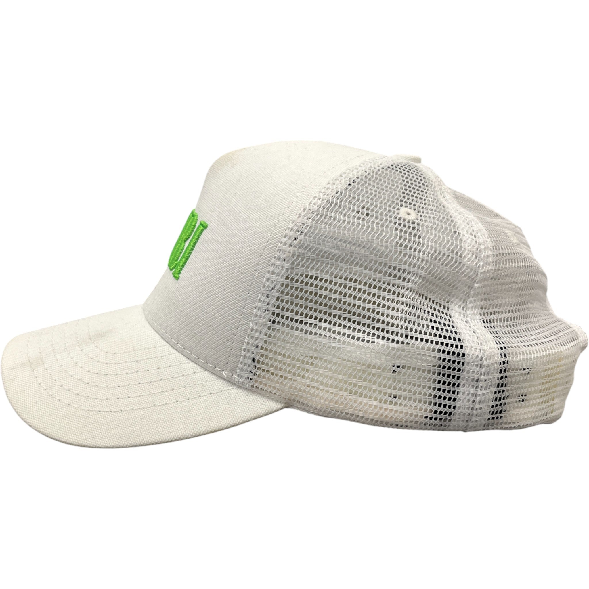 Men's Logo Trucker Hat White