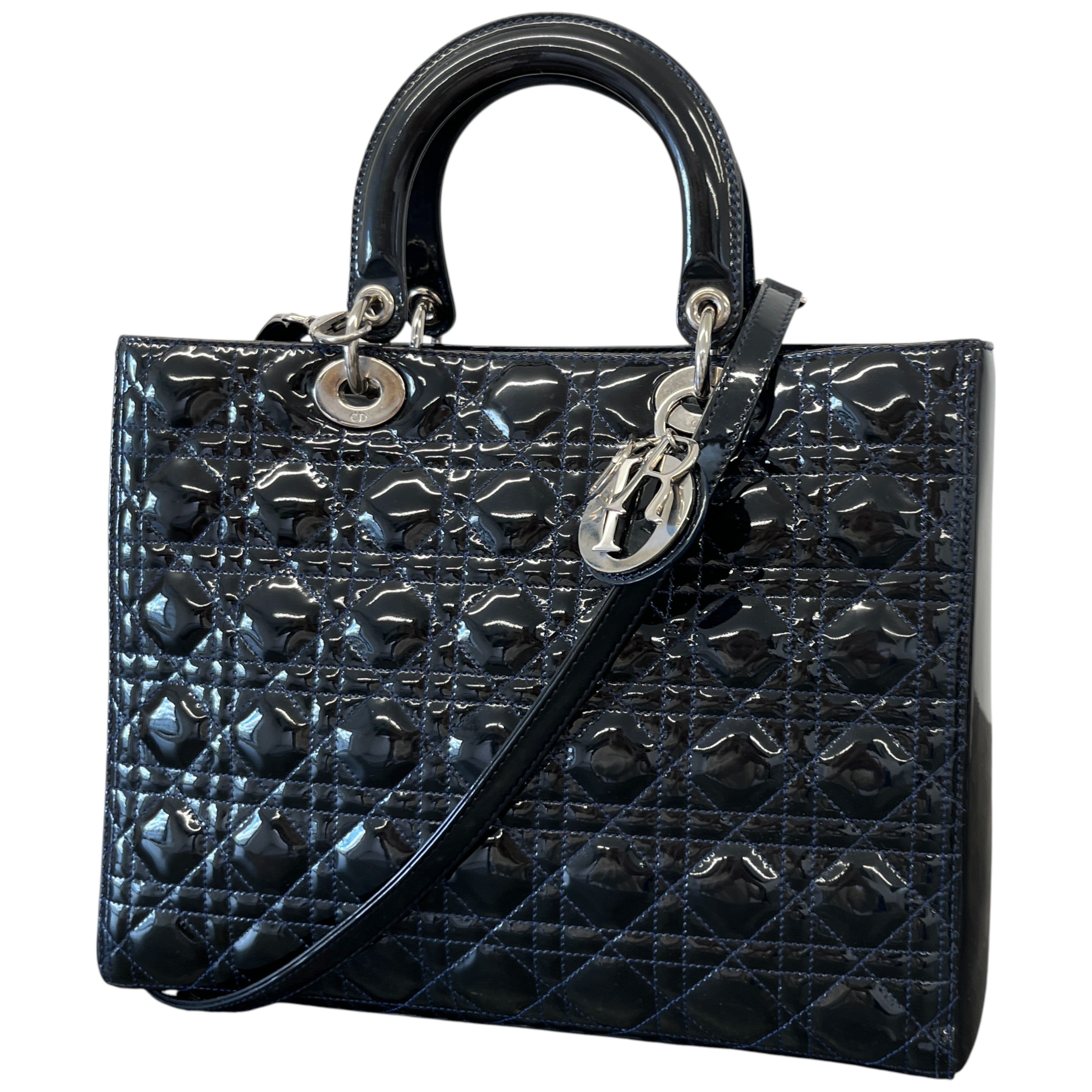 Women's Lady Dior Large Bag Black