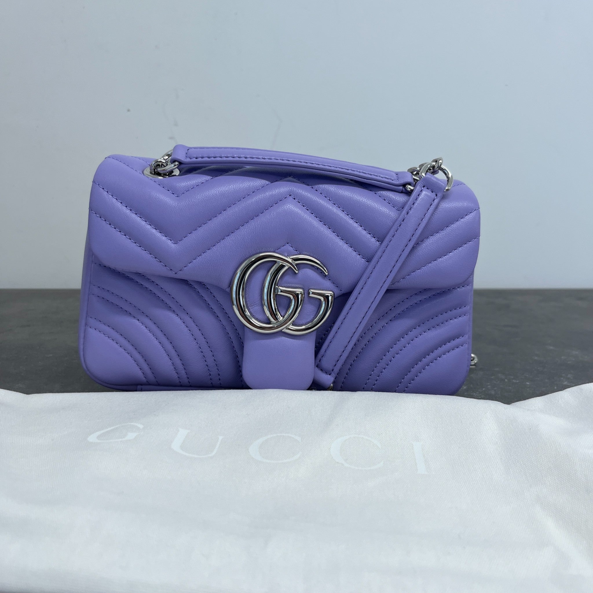 Women's Gg Marmont Small Shoulder Bag Purple