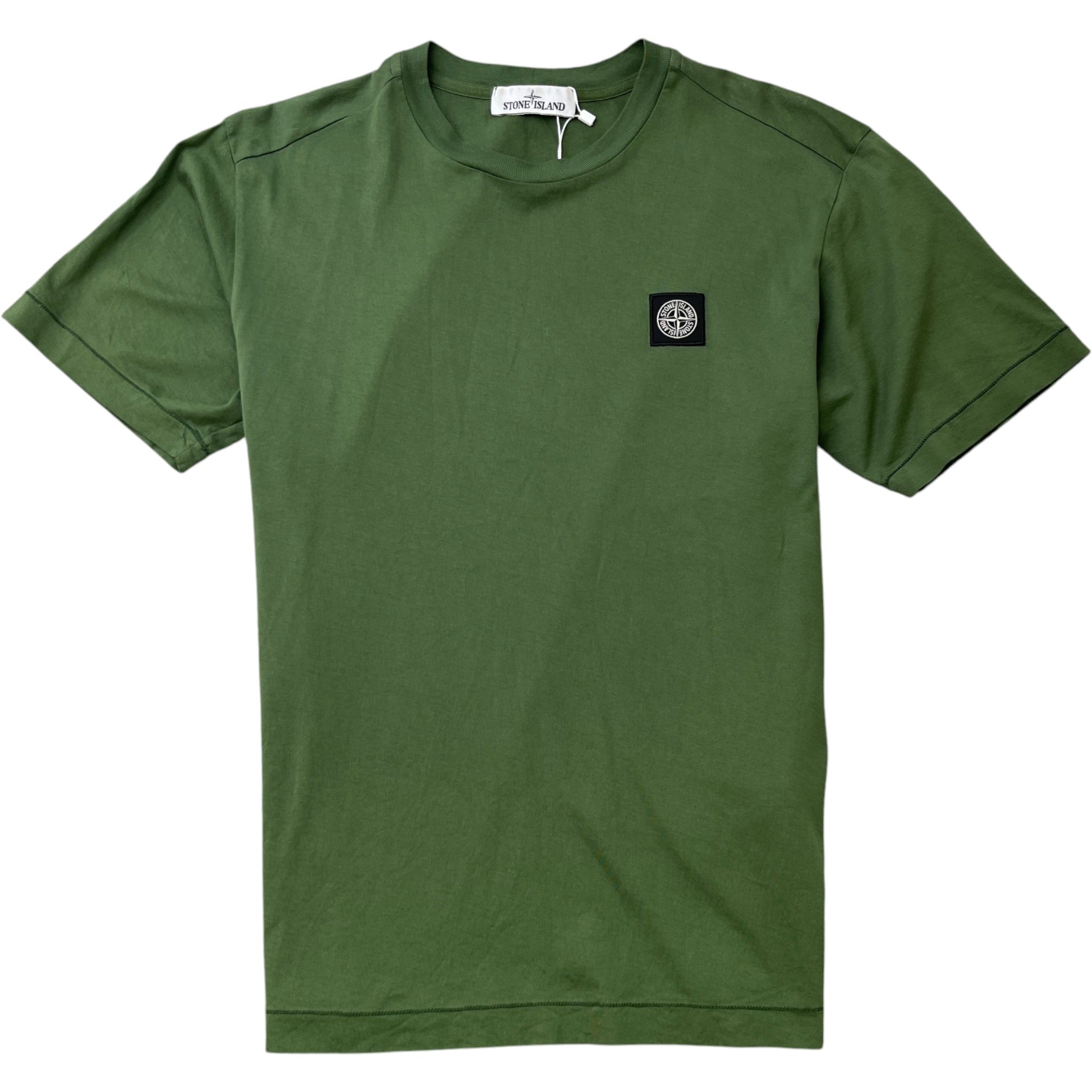 Men's Applique Logo T-Shirt Green Size S