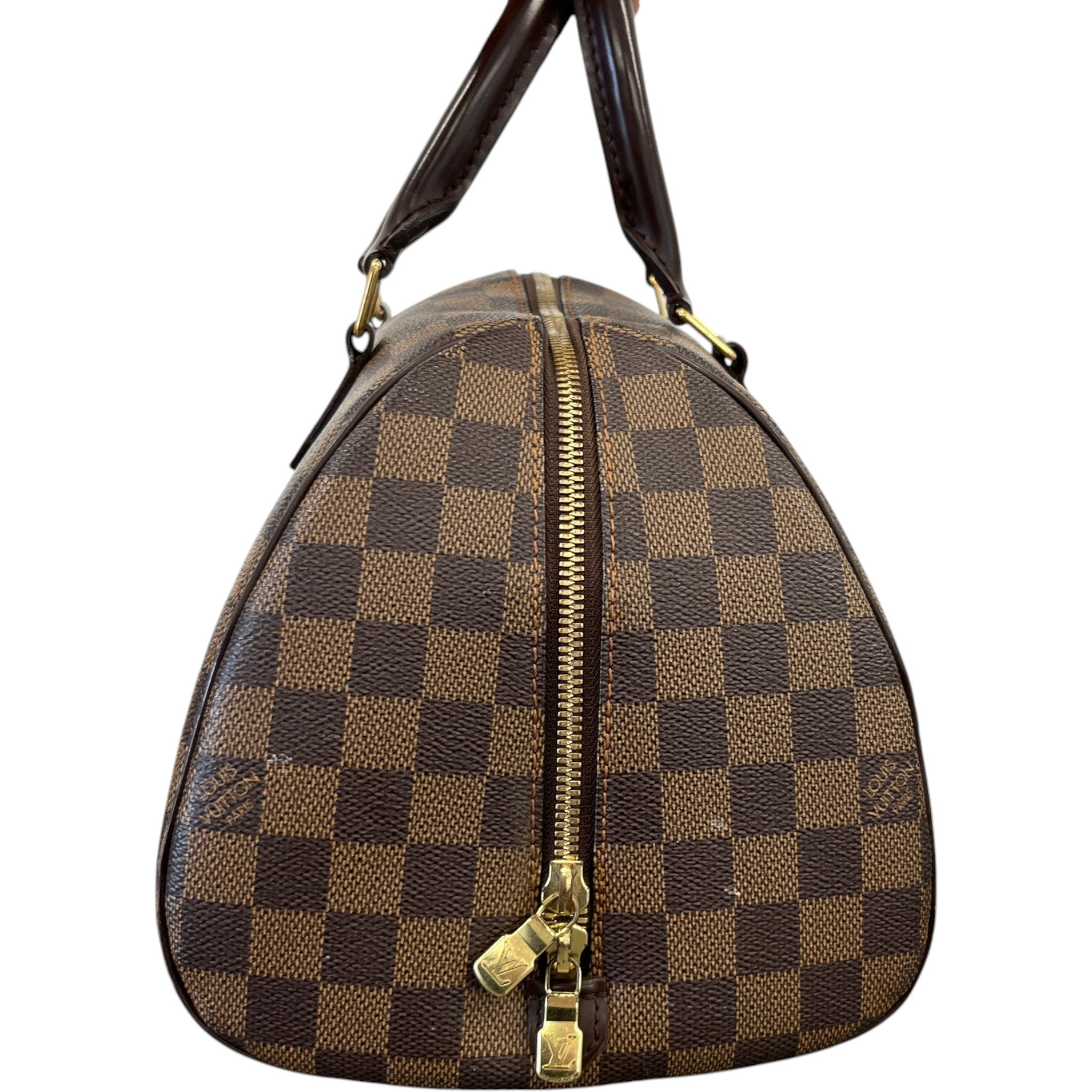 Women's Ribera Mm Damier Ebene Bag Brown