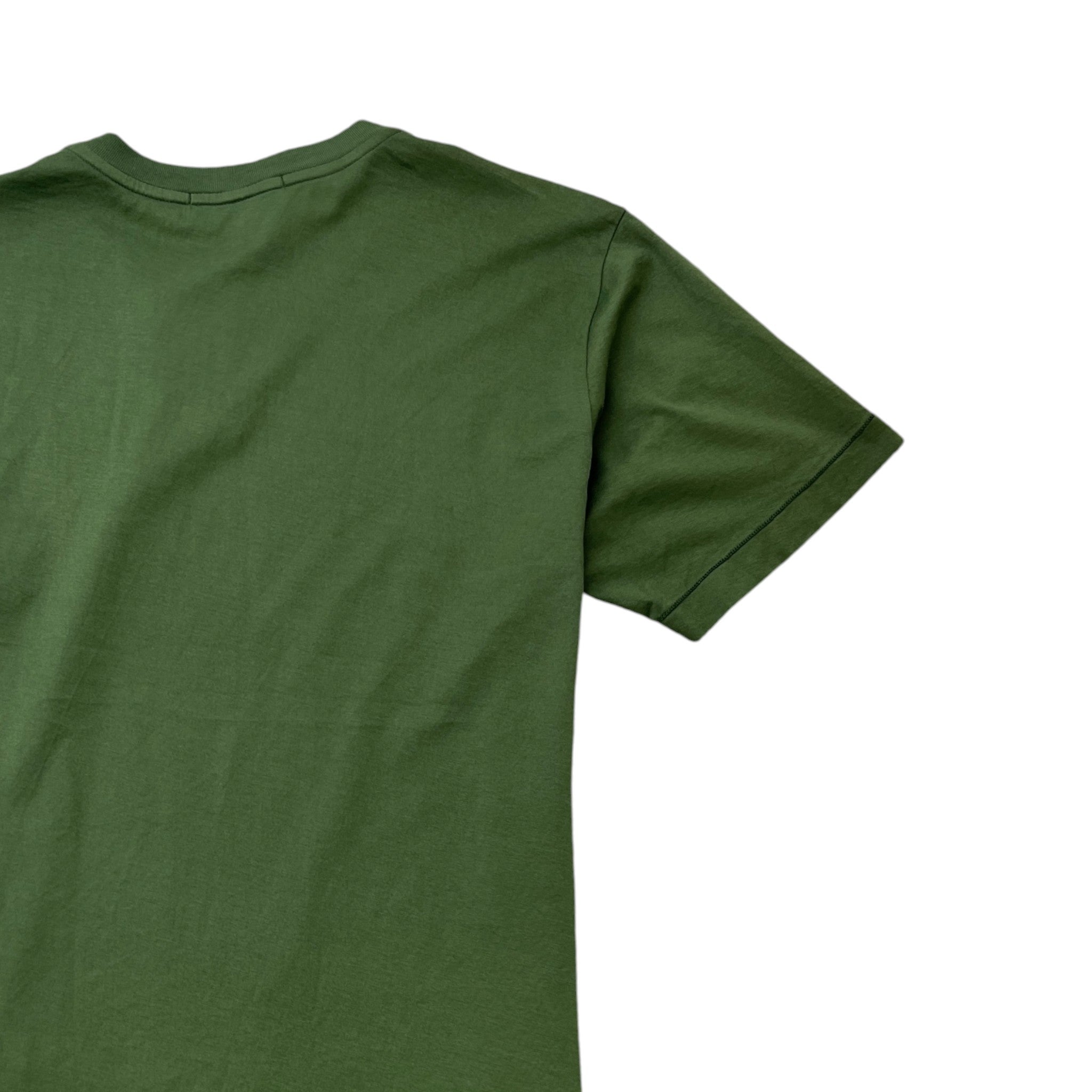 Men's Applique Logo T-Shirt Green Size S