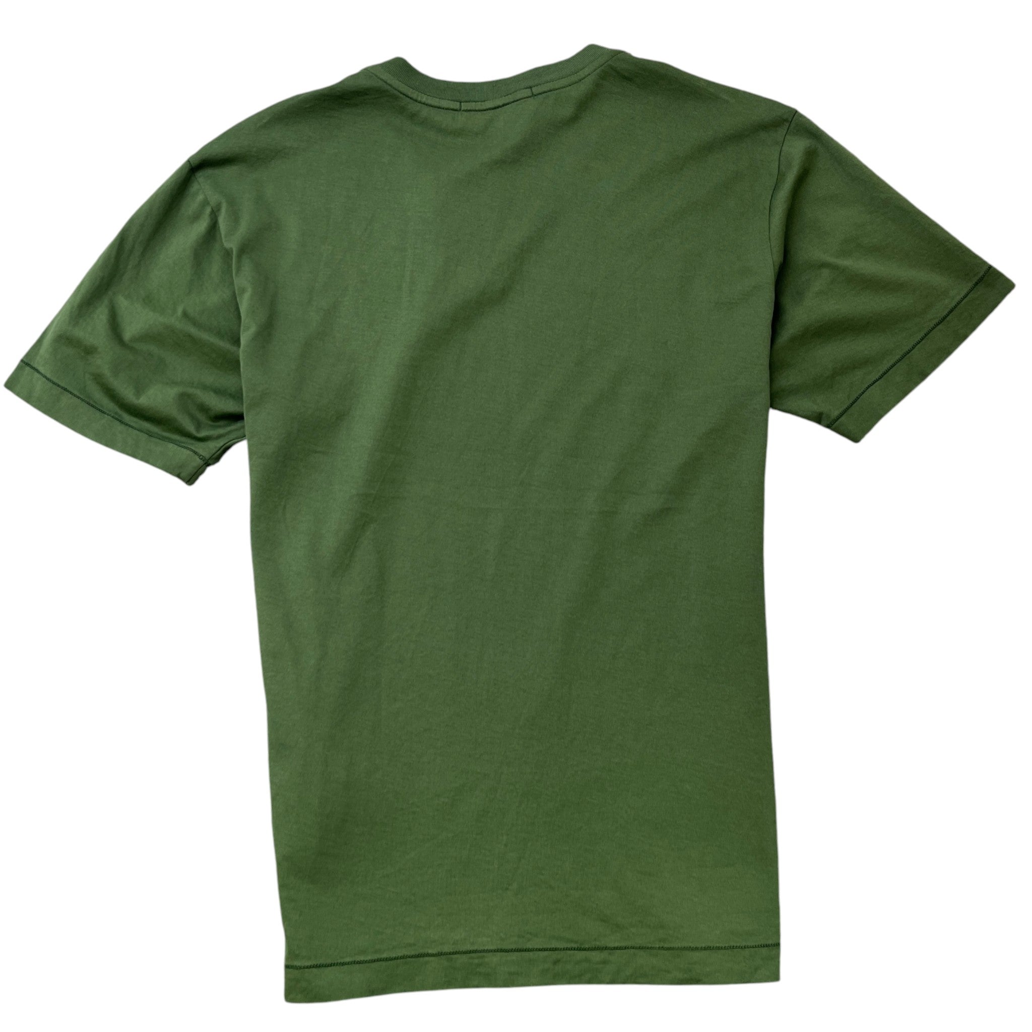Men's Applique Logo T-Shirt Green Size S
