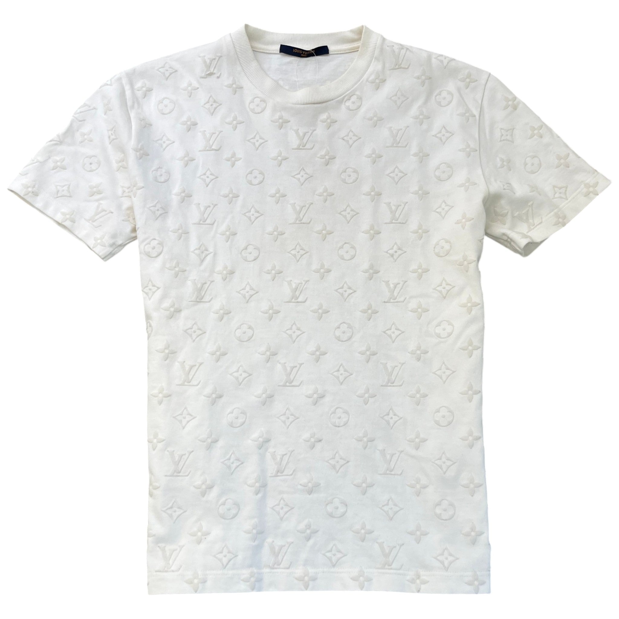 Men's All Over Monogram T-Shirt White Size M