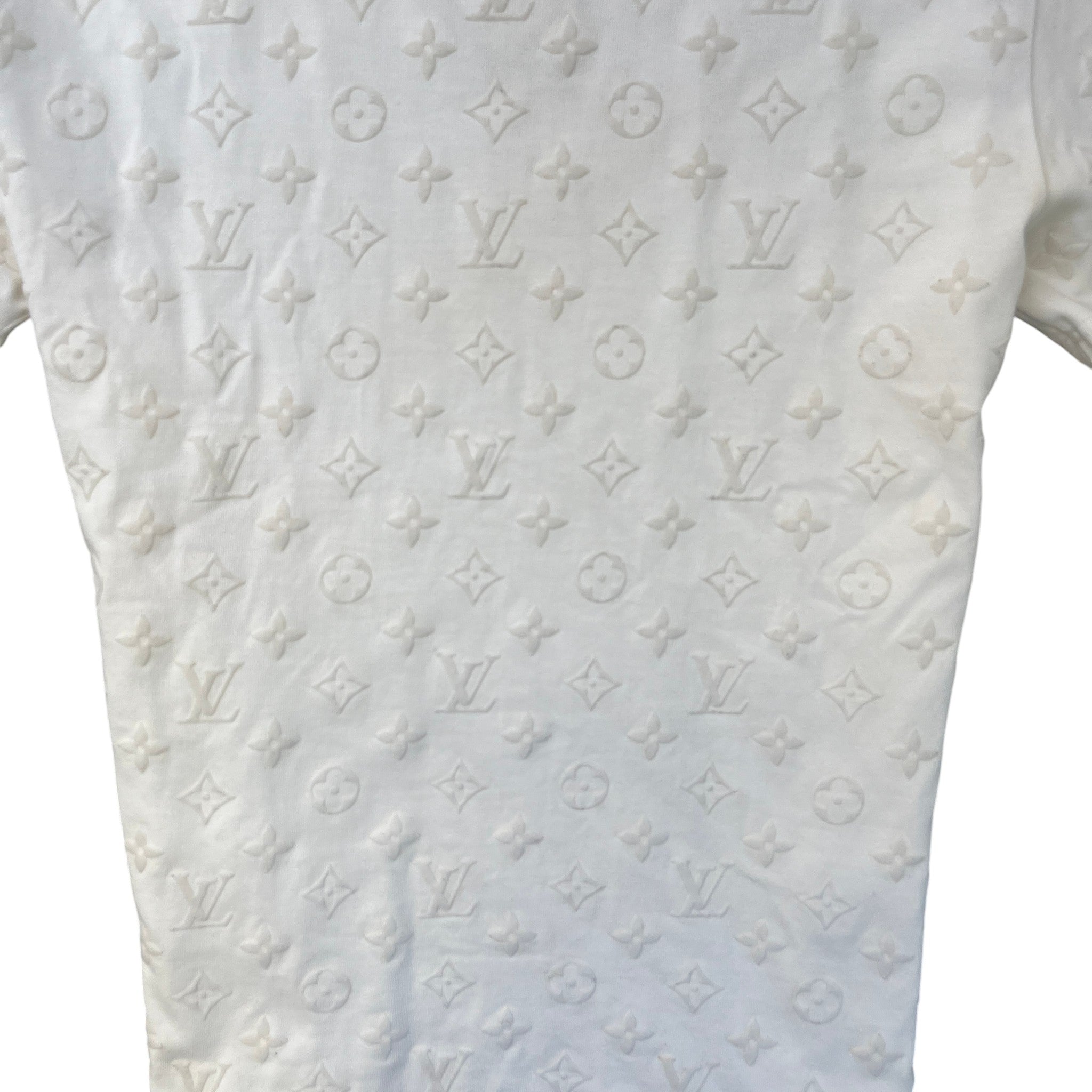 Men's All Over Monogram T-Shirt White Size M