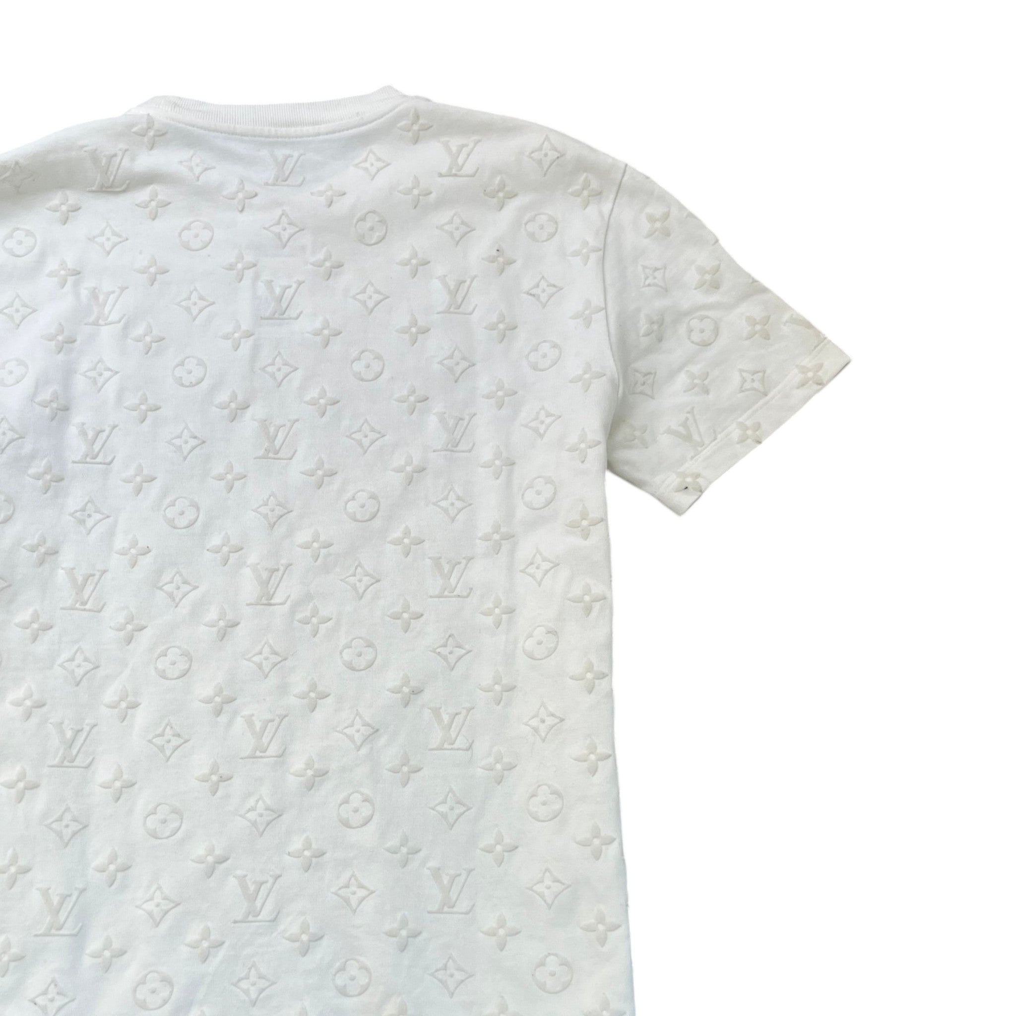 Men's All Over Monogram T-Shirt White Size M