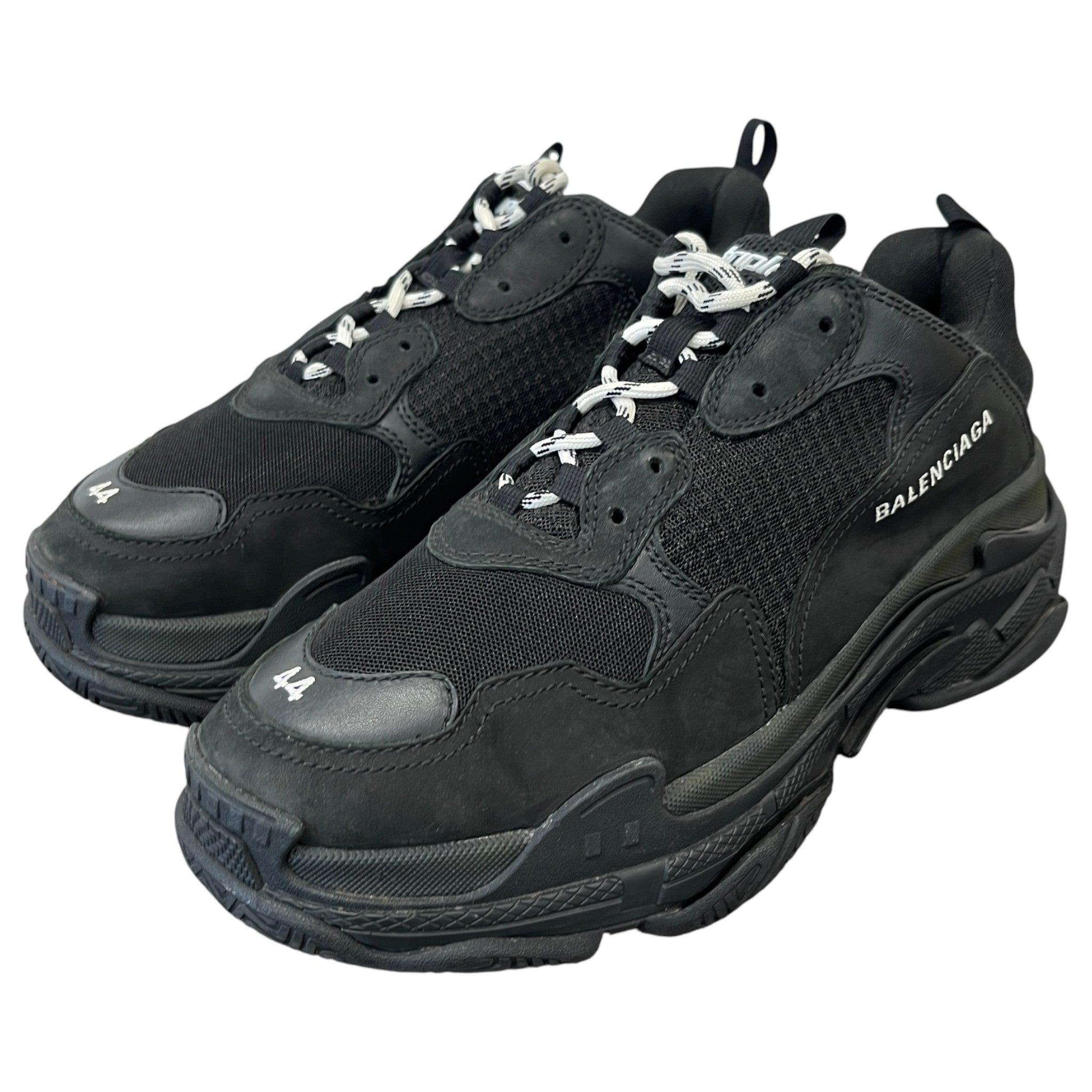 Men's Triple S Low Trainers Black Size EU 44 / UK 10