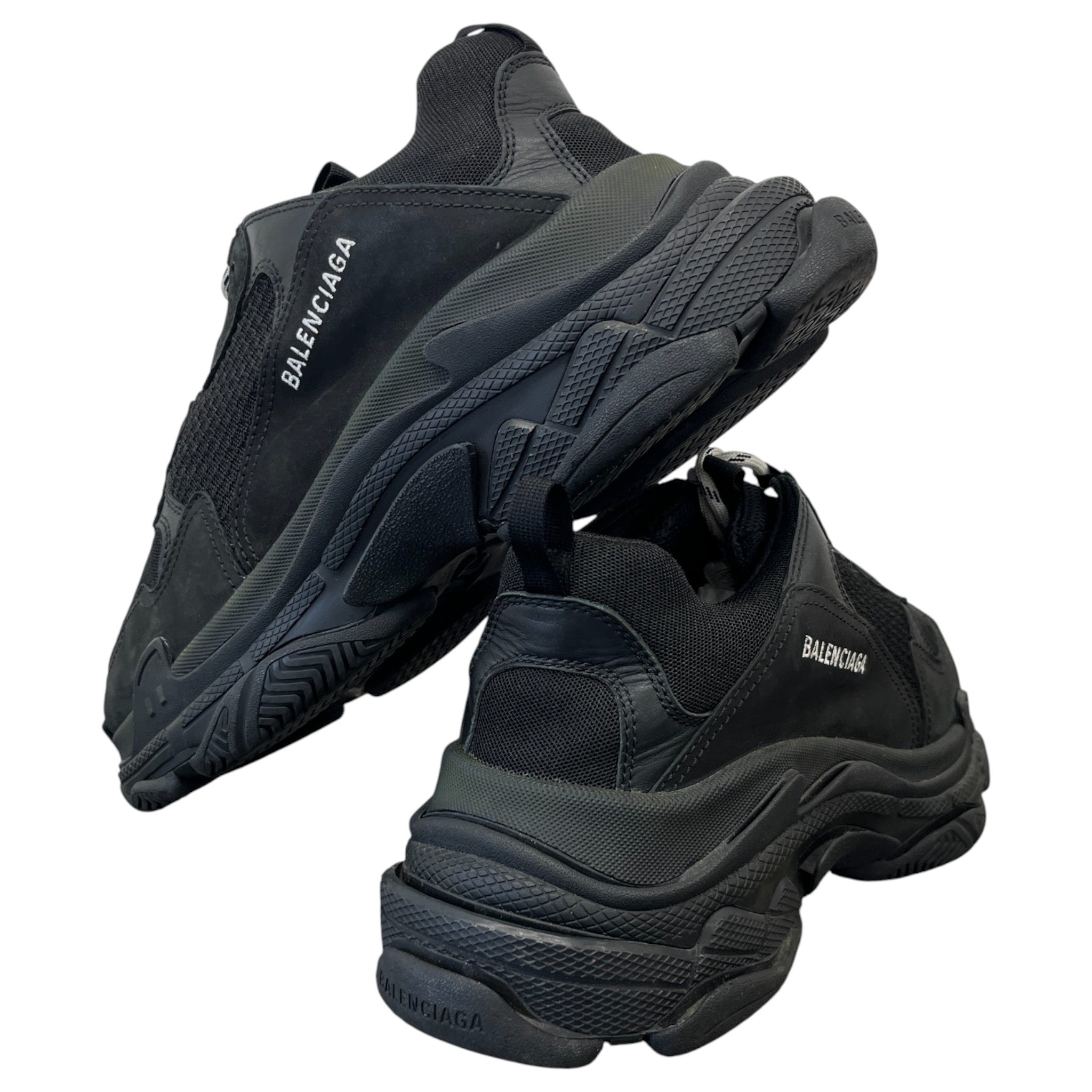 Men's Triple S Low Trainers Black Size EU 44 / UK 10