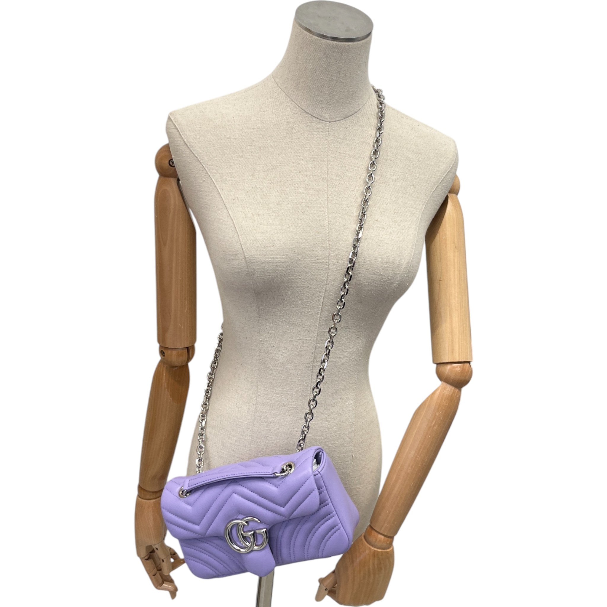 Women's Gg Marmont Small Shoulder Bag Purple