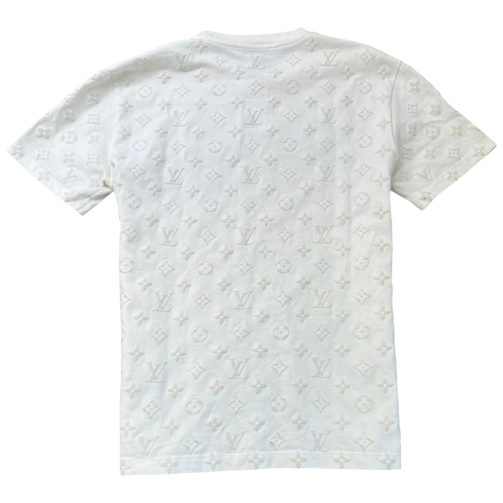 Men's All Over Monogram T-Shirt White Size M