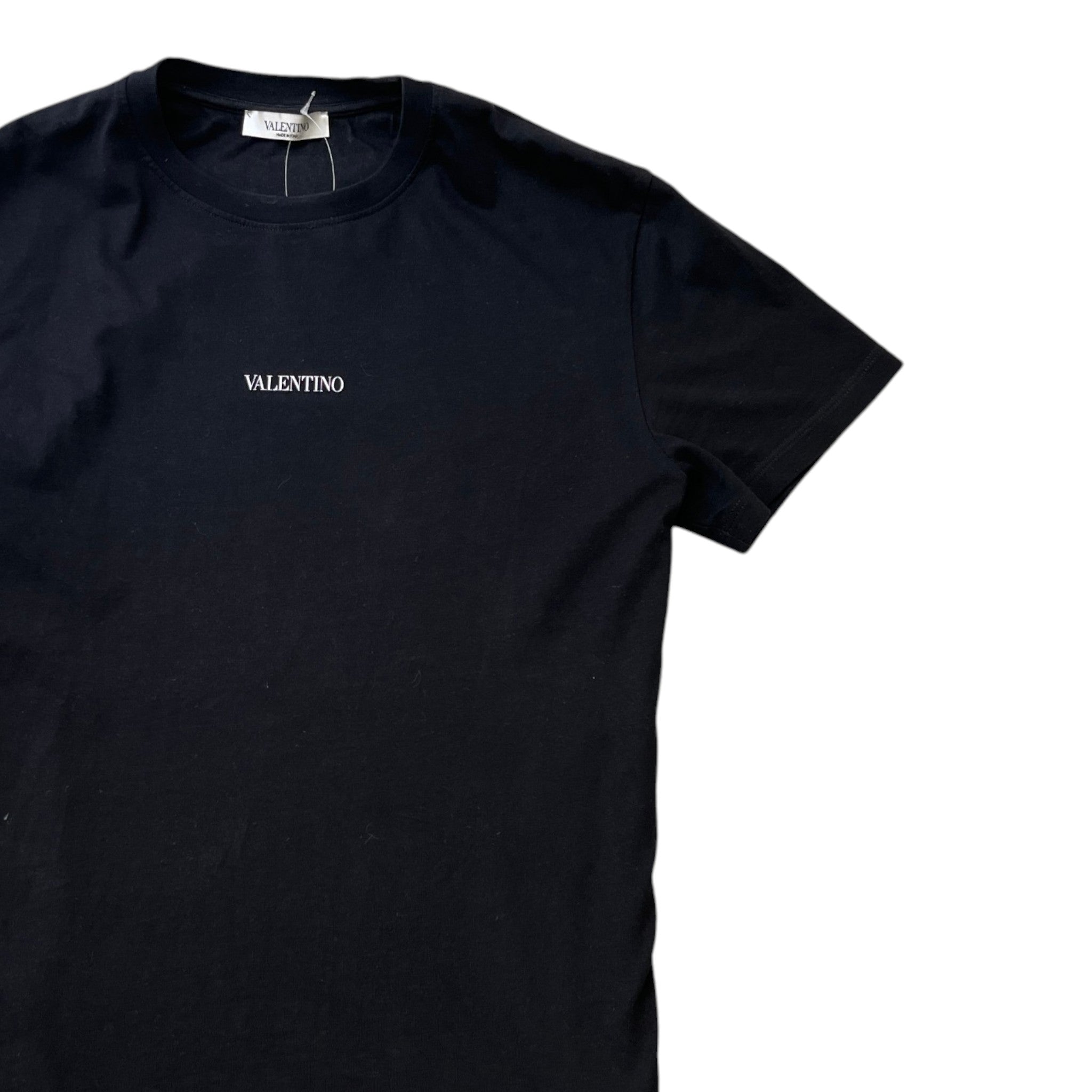 Men's Logo Print T-Shirt Black Size XS