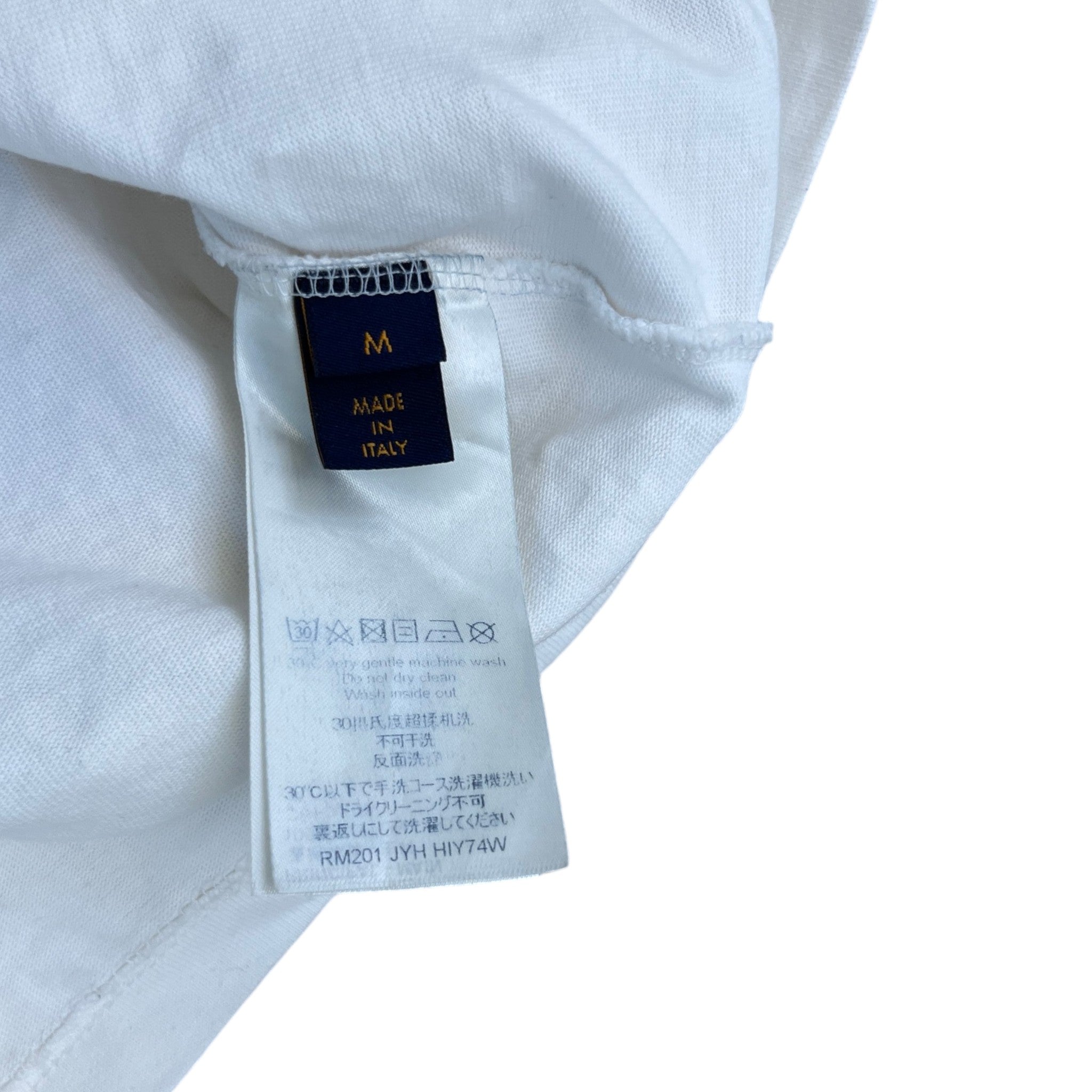 Men's All Over Monogram T-Shirt White Size M