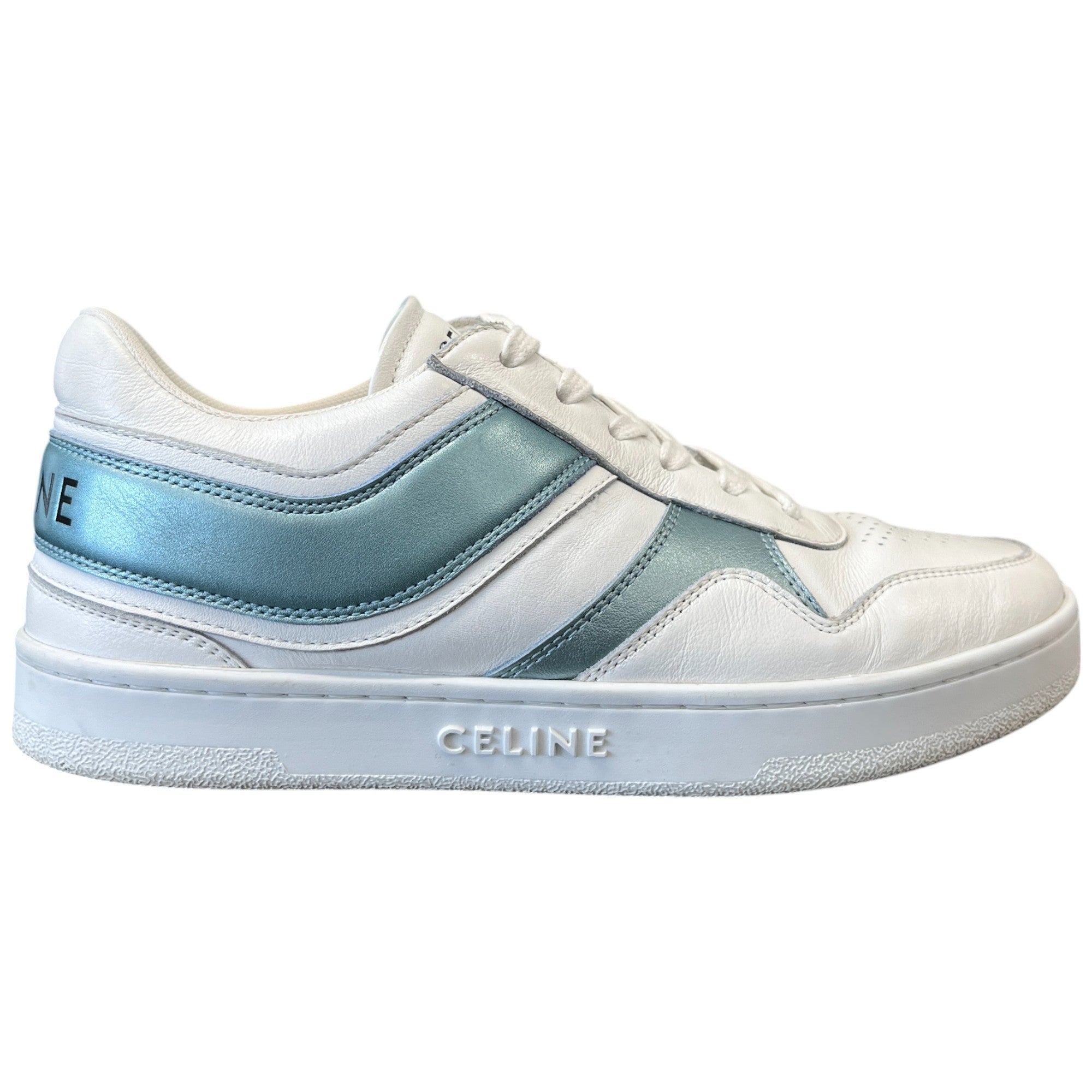 Women's Logo Lace Up Low Trainers White Size EU 37 / UK 4