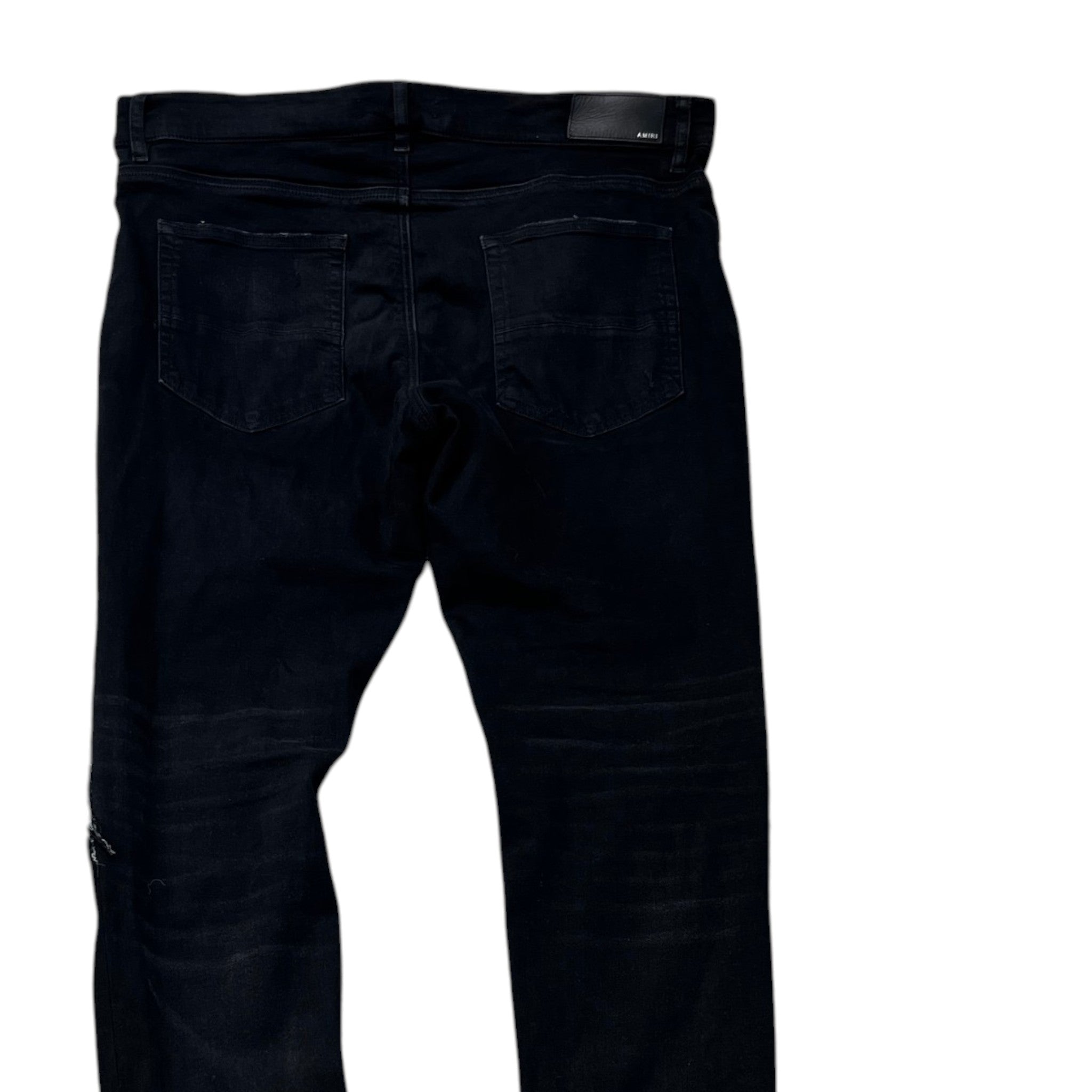 Men's Mx1 Distressed Jeans Black Size IT 54 / UK 38