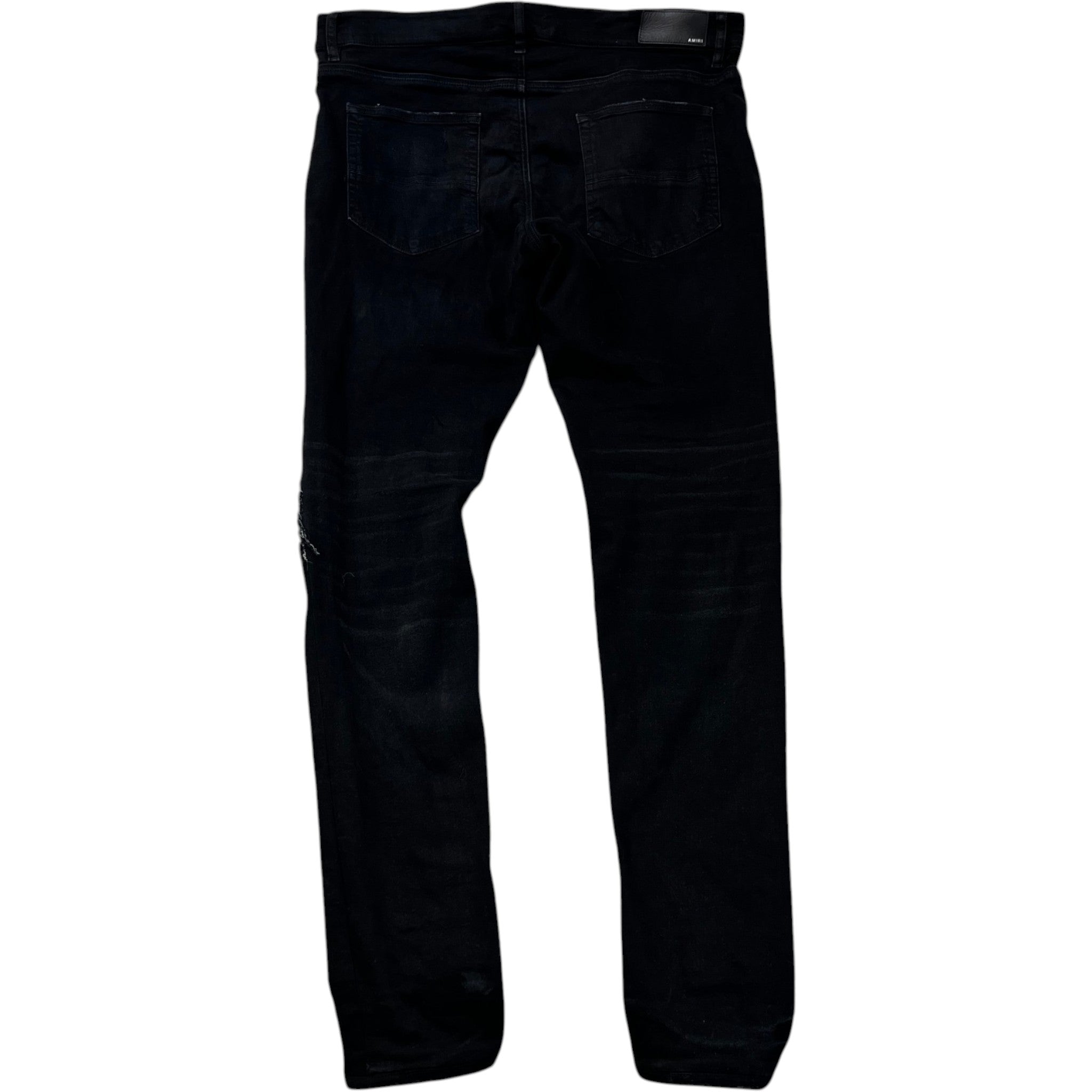 Men's Mx1 Distressed Jeans Black Size IT 54 / UK 38