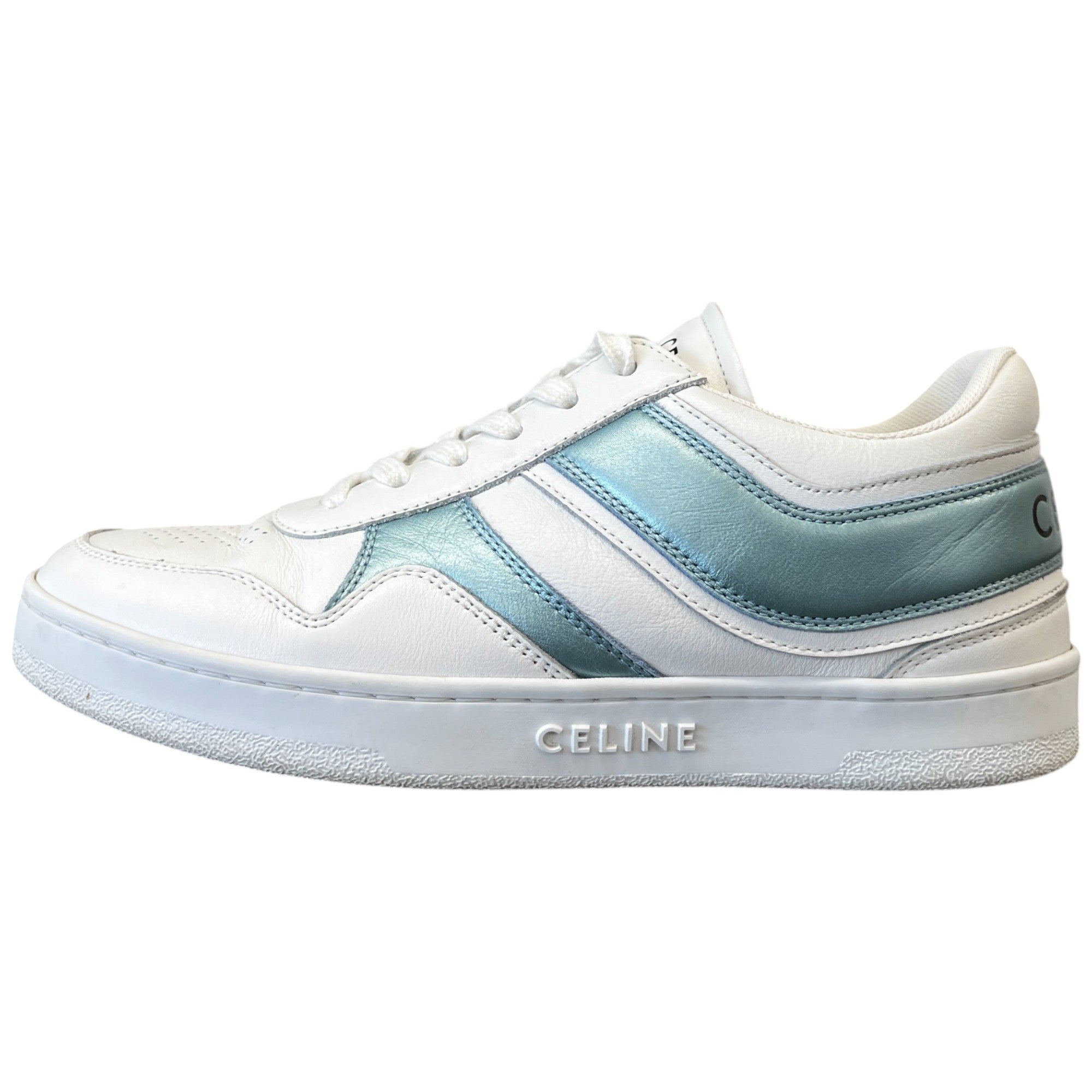 Women's Logo Lace Up Low Trainers White Size EU 37 / UK 4