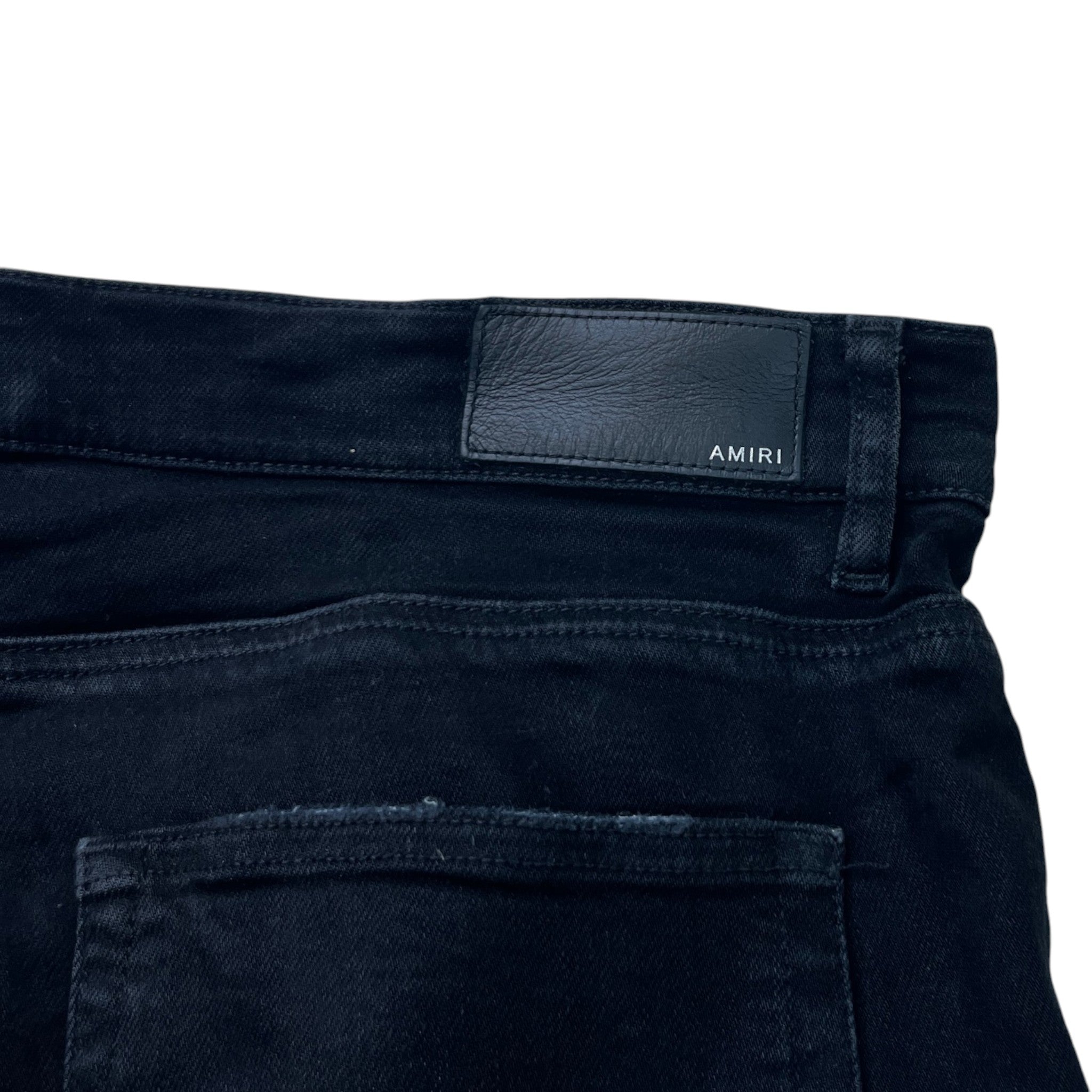 Men's Mx1 Distressed Jeans Black Size IT 54 / UK 38