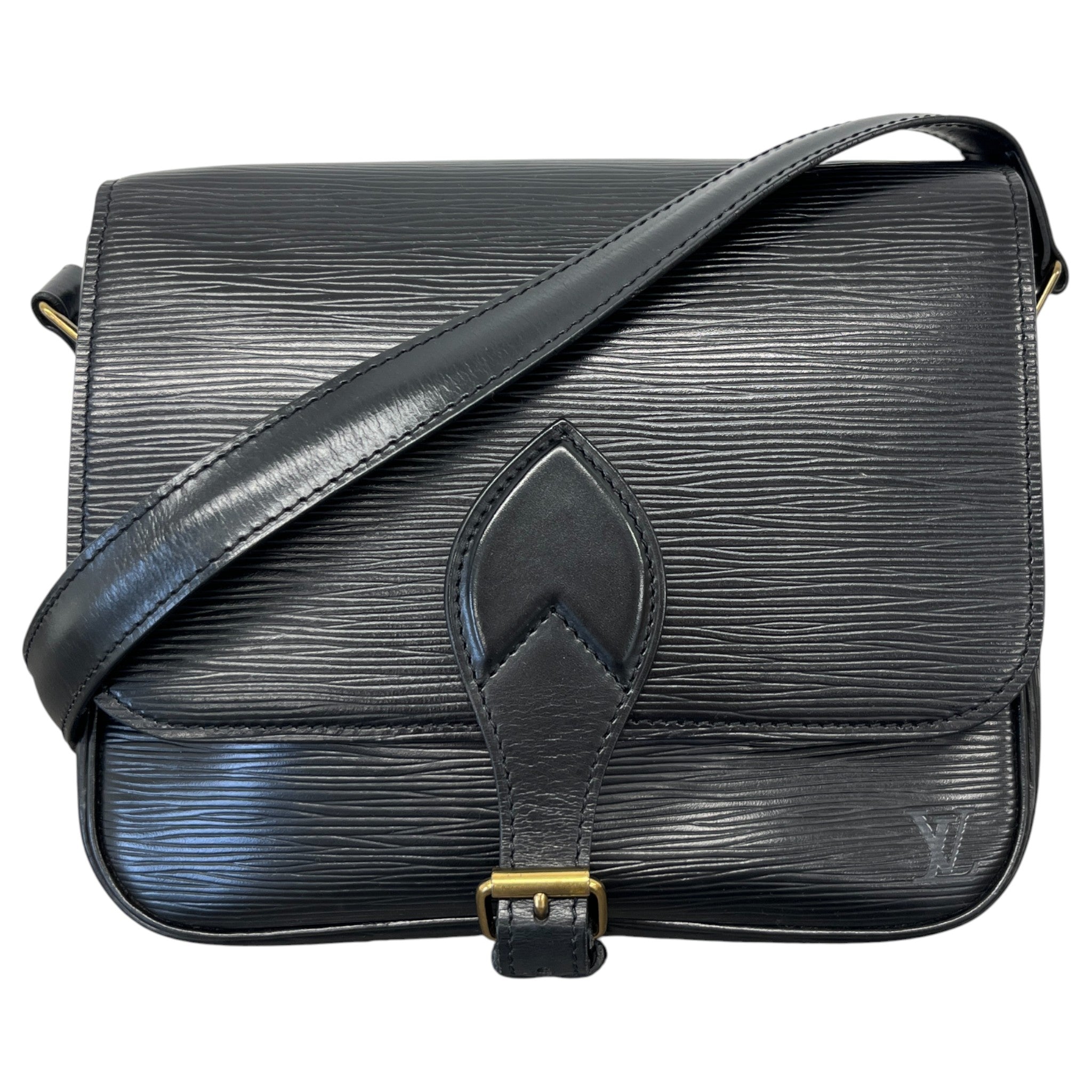 Women's Epi Cartouchiere Mm Bag Black