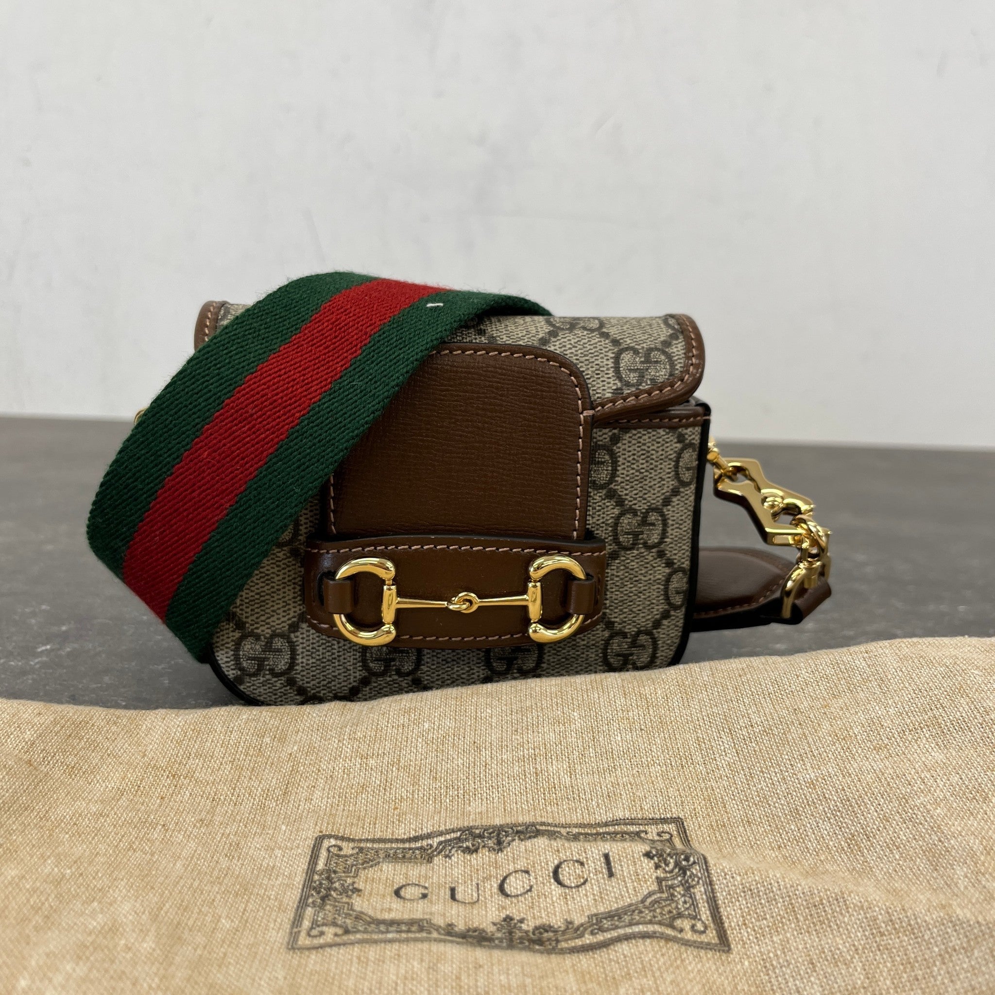 Women's Horsebit 1955 Mini Bag Beige
