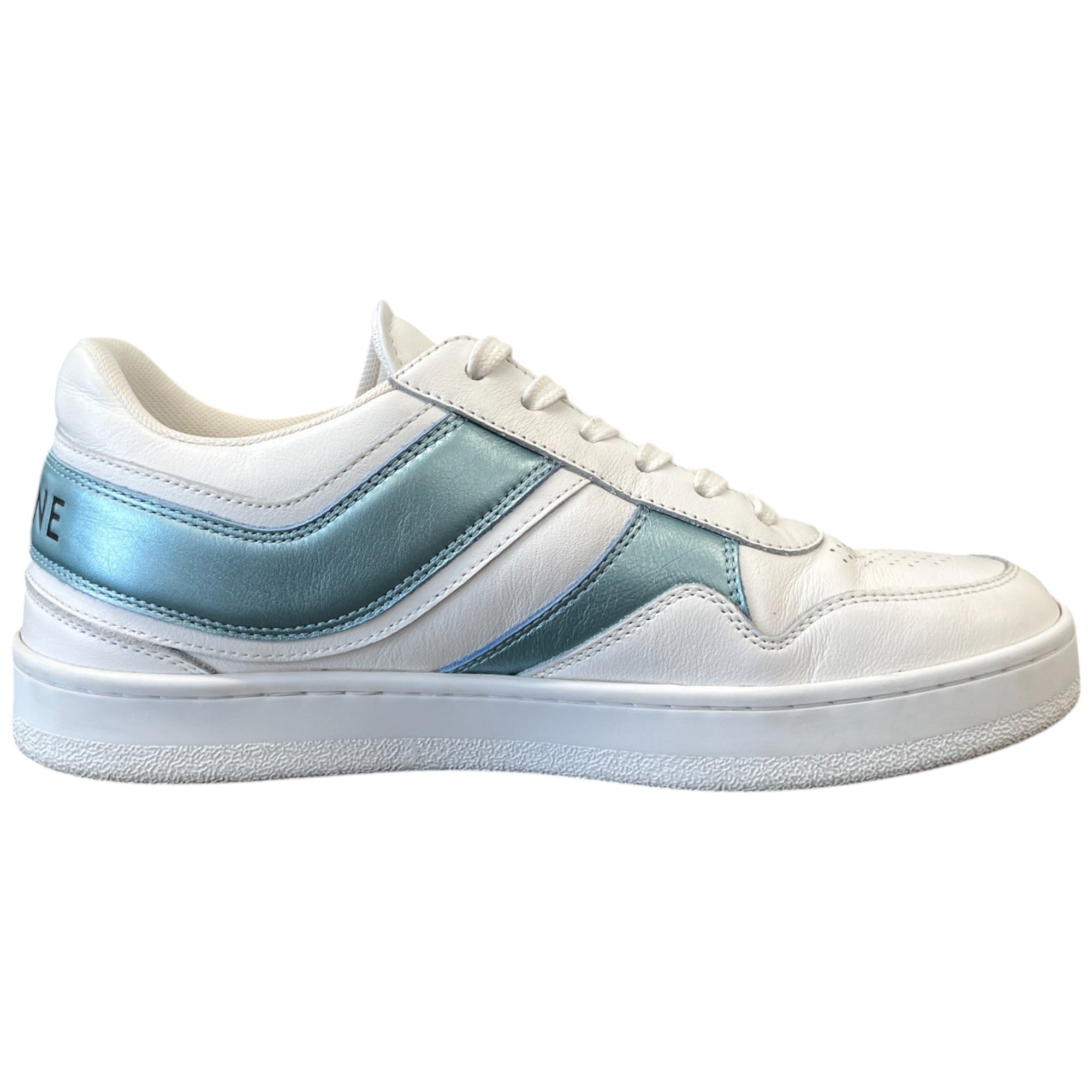 Women's Logo Lace Up Low Trainers White Size EU 37 / UK 4