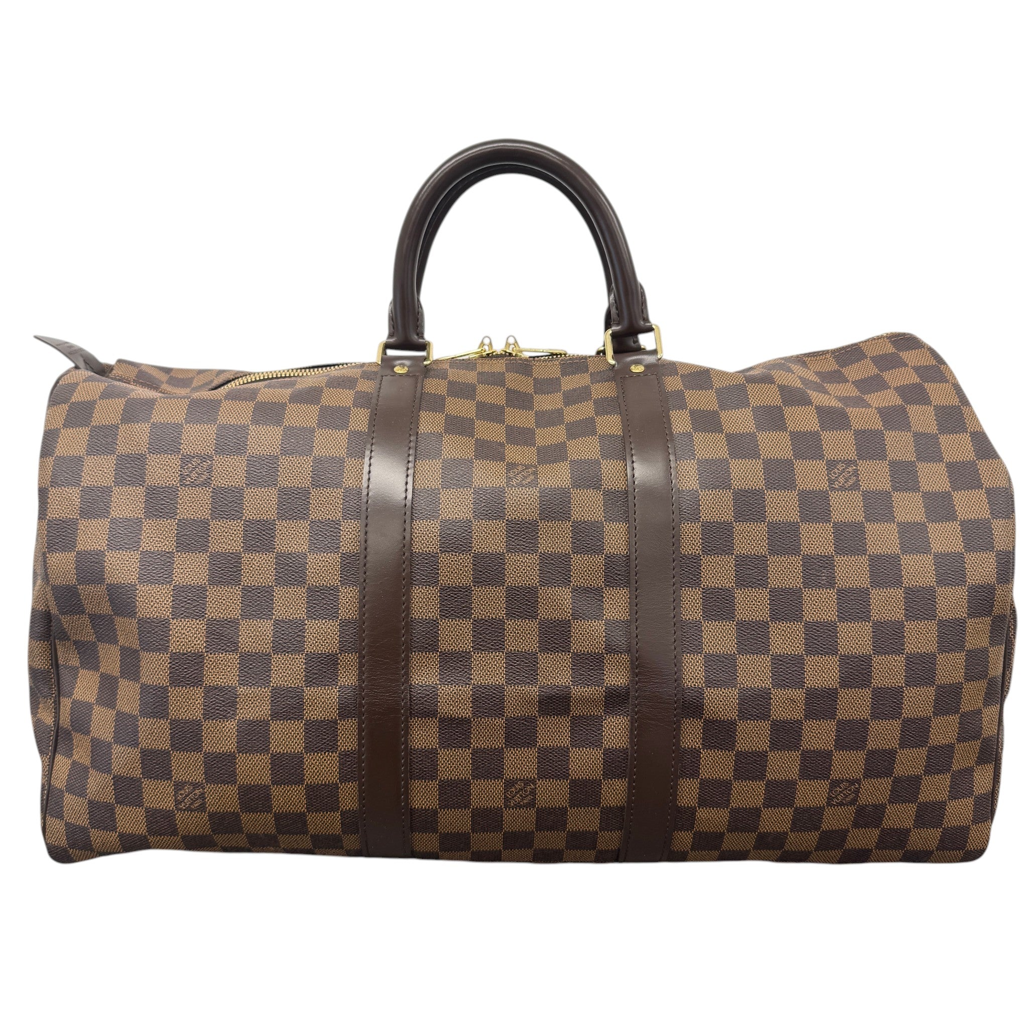 Men's Damier Ebene Keepall 50 Bag Brown